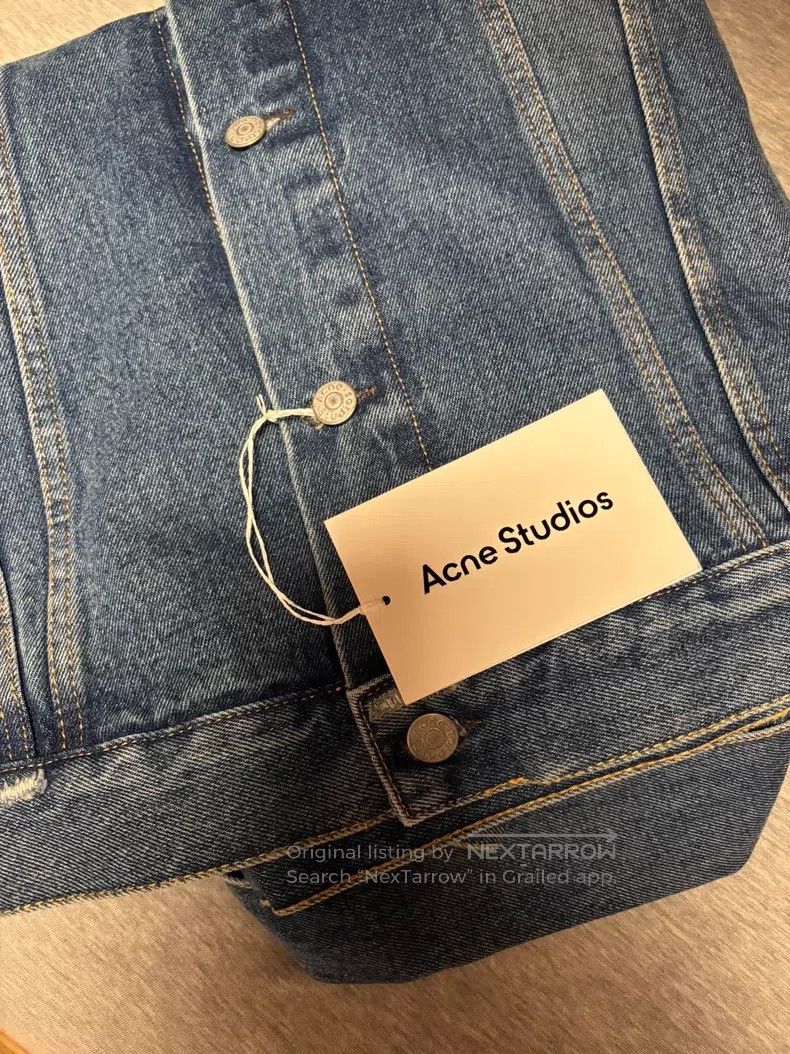 Acne Studios Acne Studios Denim Jacket, Medium Blue, Unisex Size US XXS / EU 40 - 6 Thumbnail