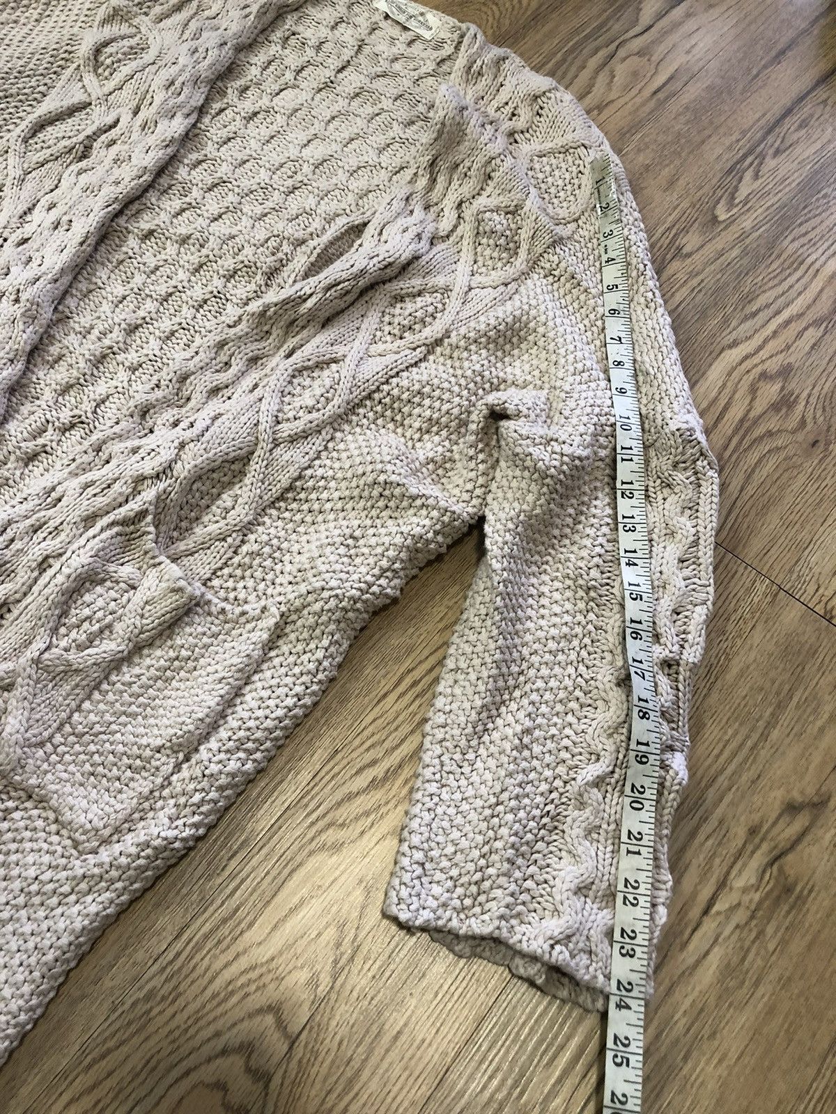 If Six Was Nine × Japanese Brand GOA Union for Worker cable knit sweater long cardigan Size US L / EU 52-54 / 3 - 10 Thumbnail