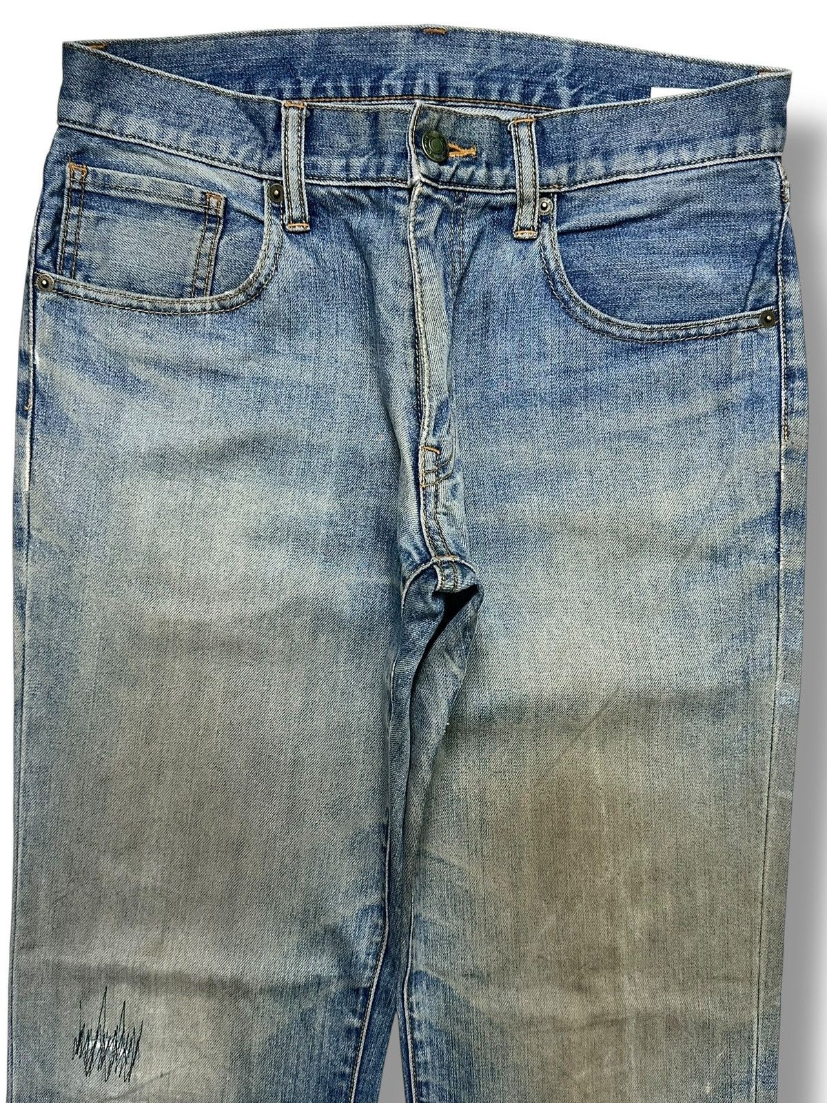 Japanese Brand Vintage TOPVALU Straight Leg with Mudwash and Faded Size US 31 - 2 Thumbnail