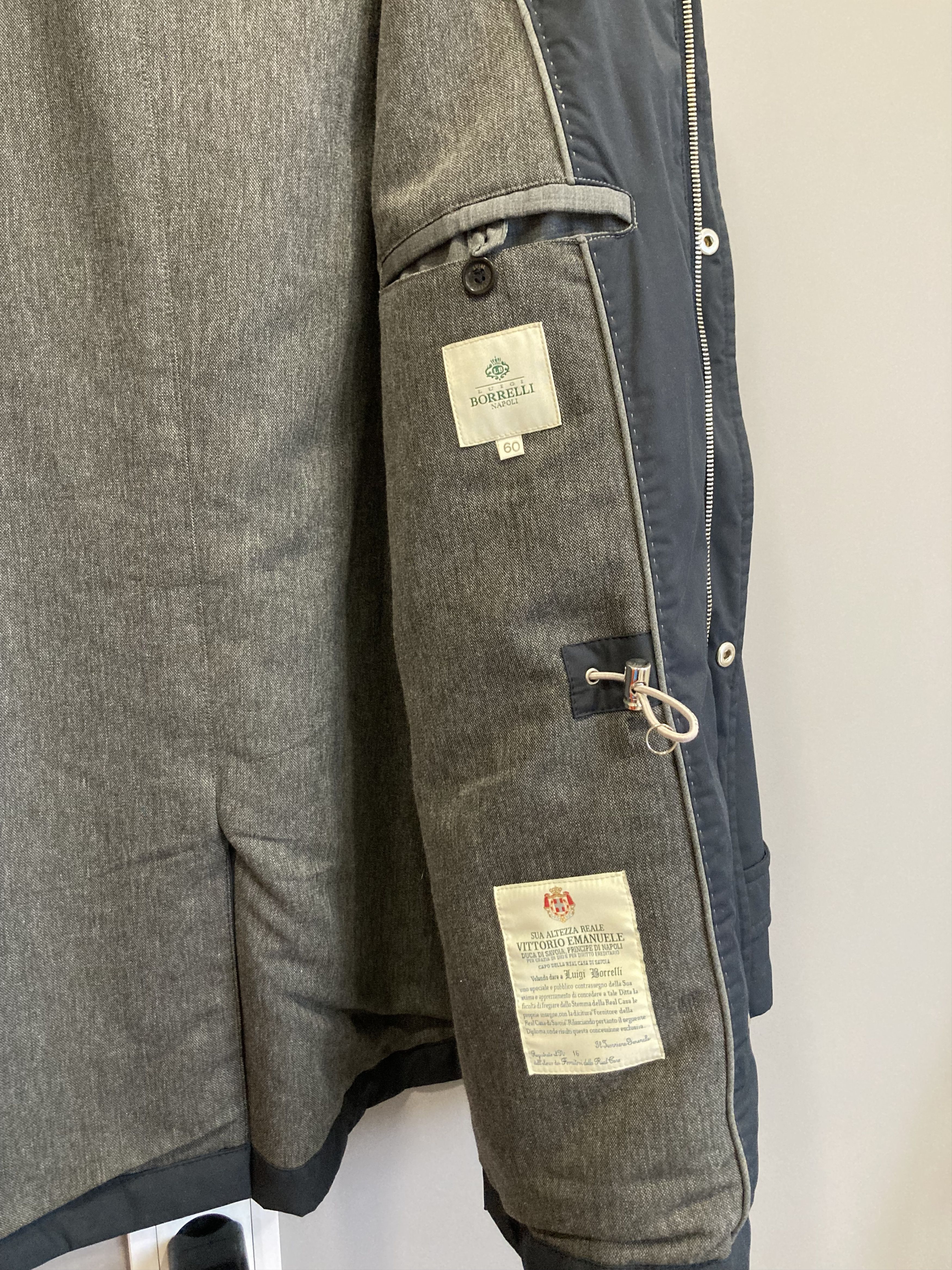 Luigi Borrelli Borrelli jacket Napoli rrp 900$ Size US XXL / EU 58 / 5 - 11 Thumbnail