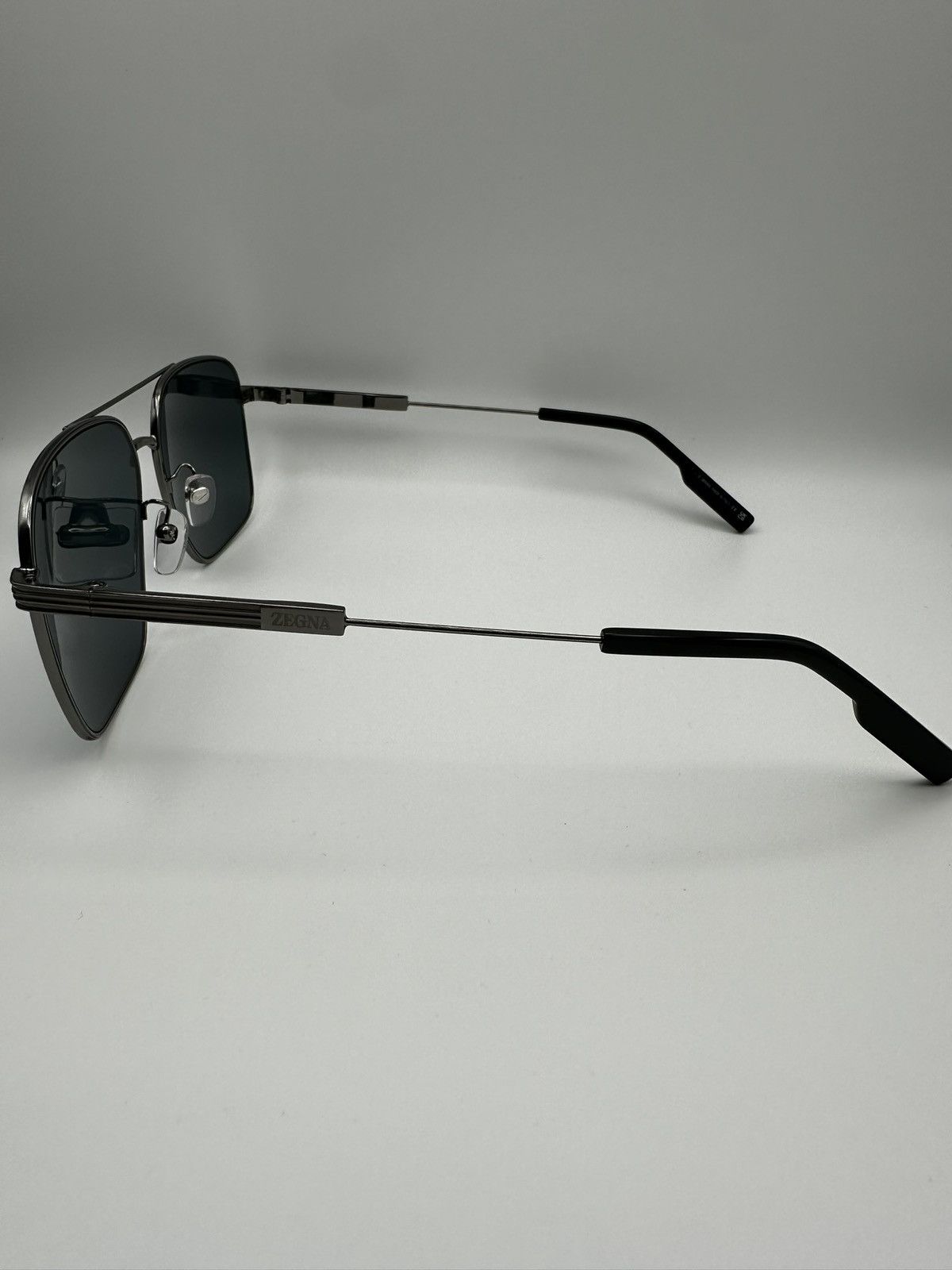 Ermenegildo Zegna Zegna Steel Sunglasses Size ONE SIZE - 4 Thumbnail