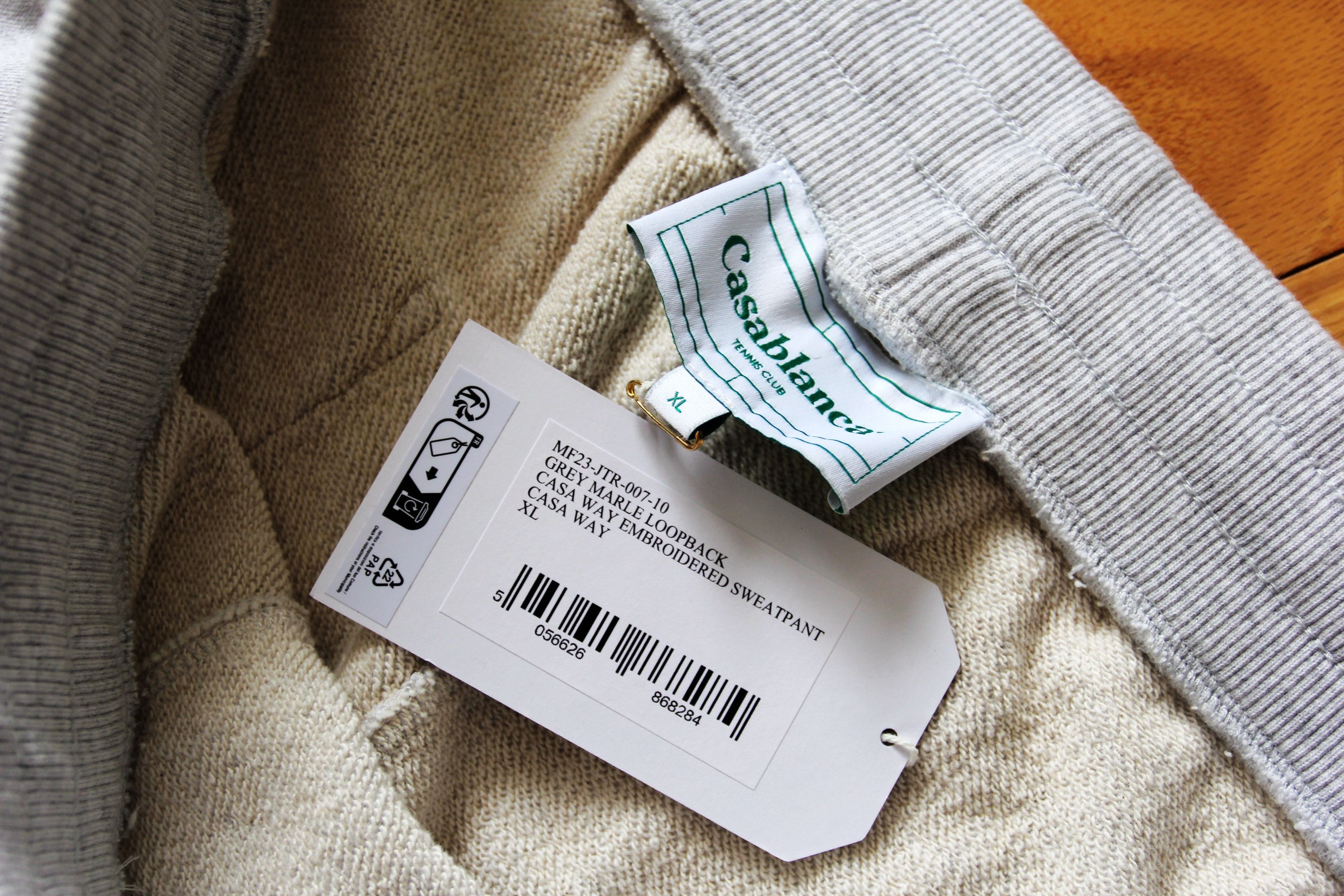 Casablanca BNWT AW23 CASABLANCA MARLE LOOPBACK CASAWAY SWEATPANTS XL Size US 36 / EU 52 - 9 Thumbnail