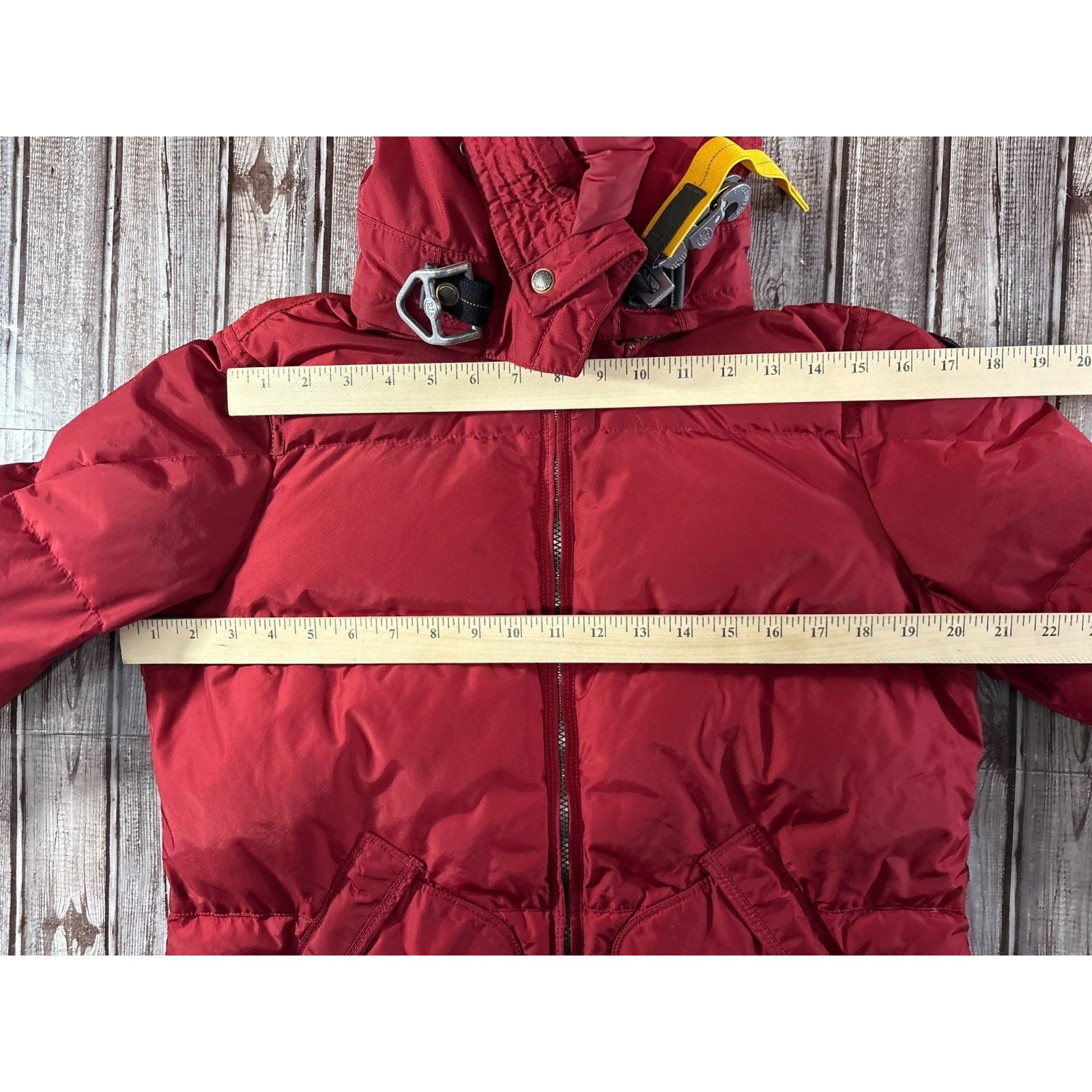 Parajumpers Parajumpers Long Bear hooded down coat jacket parka size L c Size L / US 10 / IT 46 - 10 Thumbnail