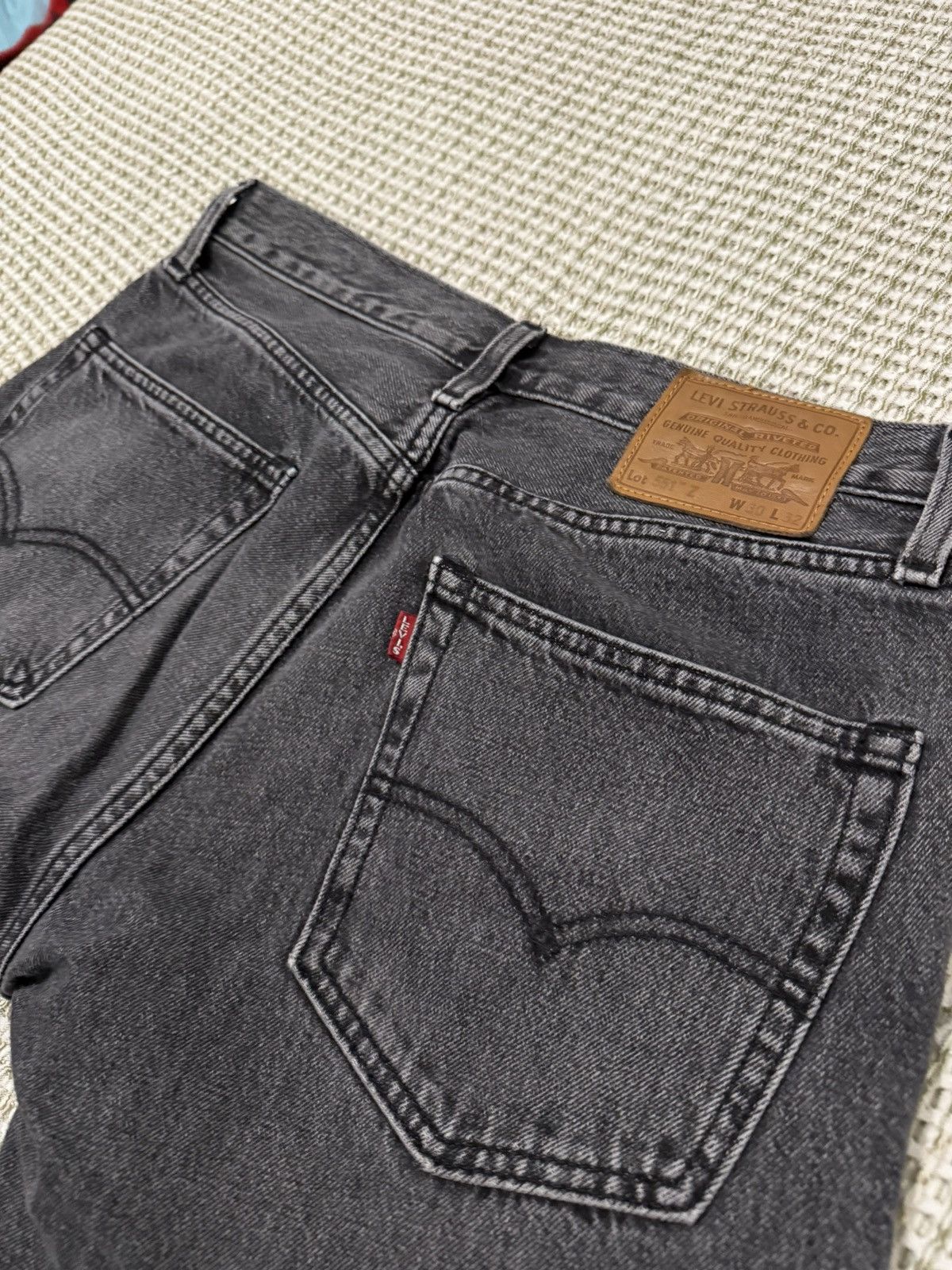 Levi's Levi’s 551 Z Premium Black Denim Jean Size US 30 / EU 46 - 3 Thumbnail