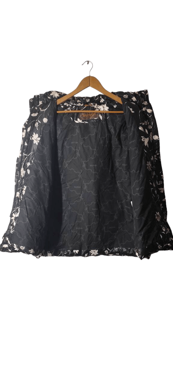 Balmain BALMAIN PARIS FLORAL PUFFER JACKET Size L / US 10 / IT 46 - 3 Thumbnail