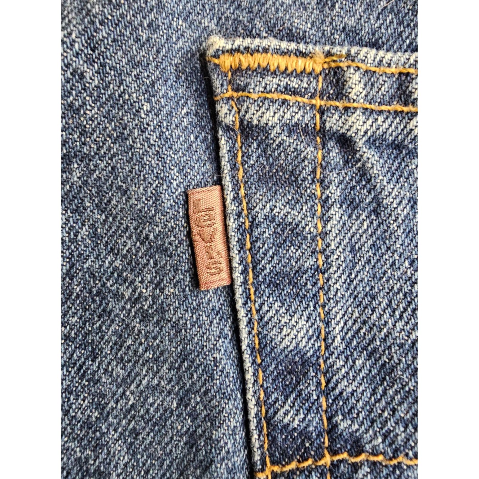 Levi's VINTAGE Levi's 540 Brown Tab Relaxed Fit Denim Jeans Mens 44x32 Levi's 540 90s Mexico Blue Cotton Denim Straight Pocket Jeans Men 90s Size US 44 / EU 60 - 4 Thumbnail