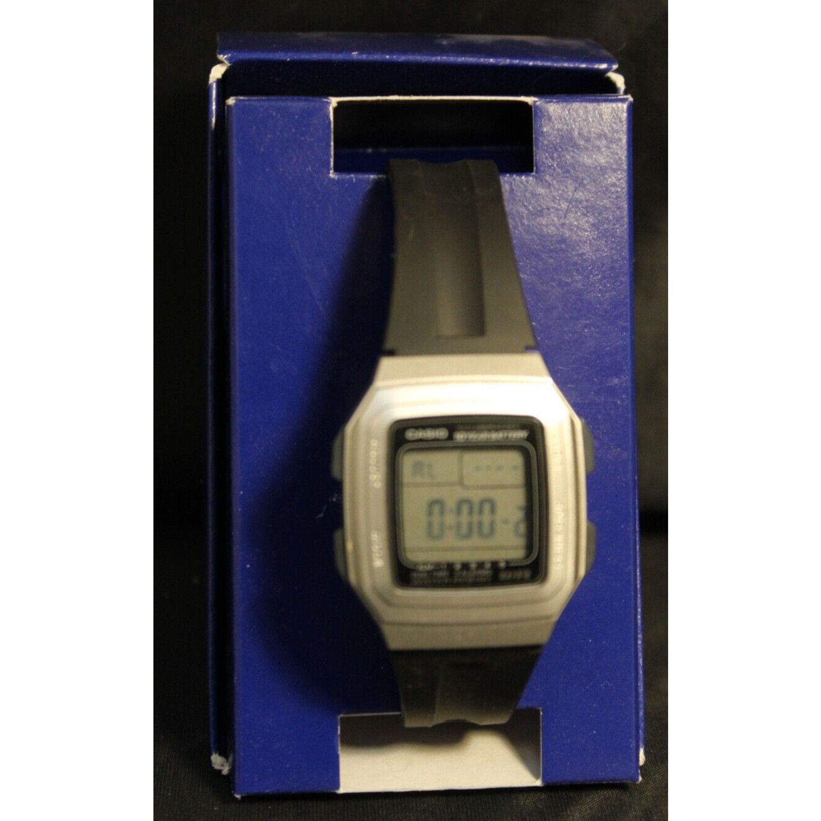 Casio Casio F201WAM-7A Resin Band Silver-Toned Digital Watch Size ONE SIZE - 1 Thumbnail