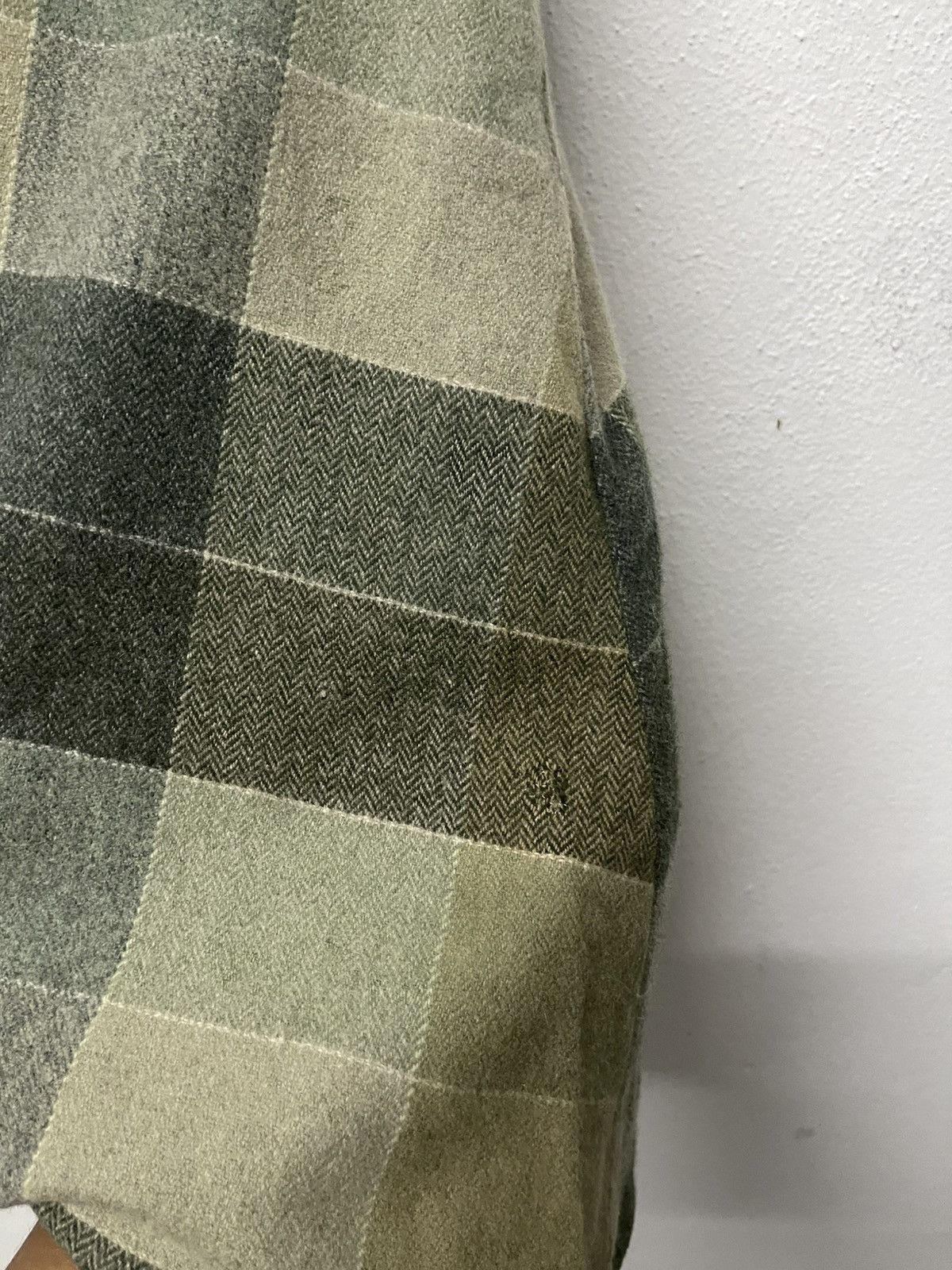 Comme des Garcons 80s COMME DES GARCONS TARTAN CHECKED OPEN LEG WOOL PANT Size 22" - 10 Thumbnail