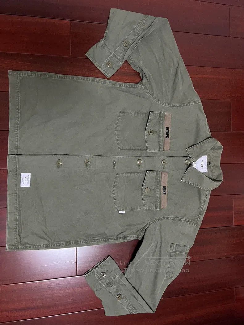 Wtaps Wtaps Washable military green shirt Size US M / EU 48-50 / 2 - 1 Thumbnail