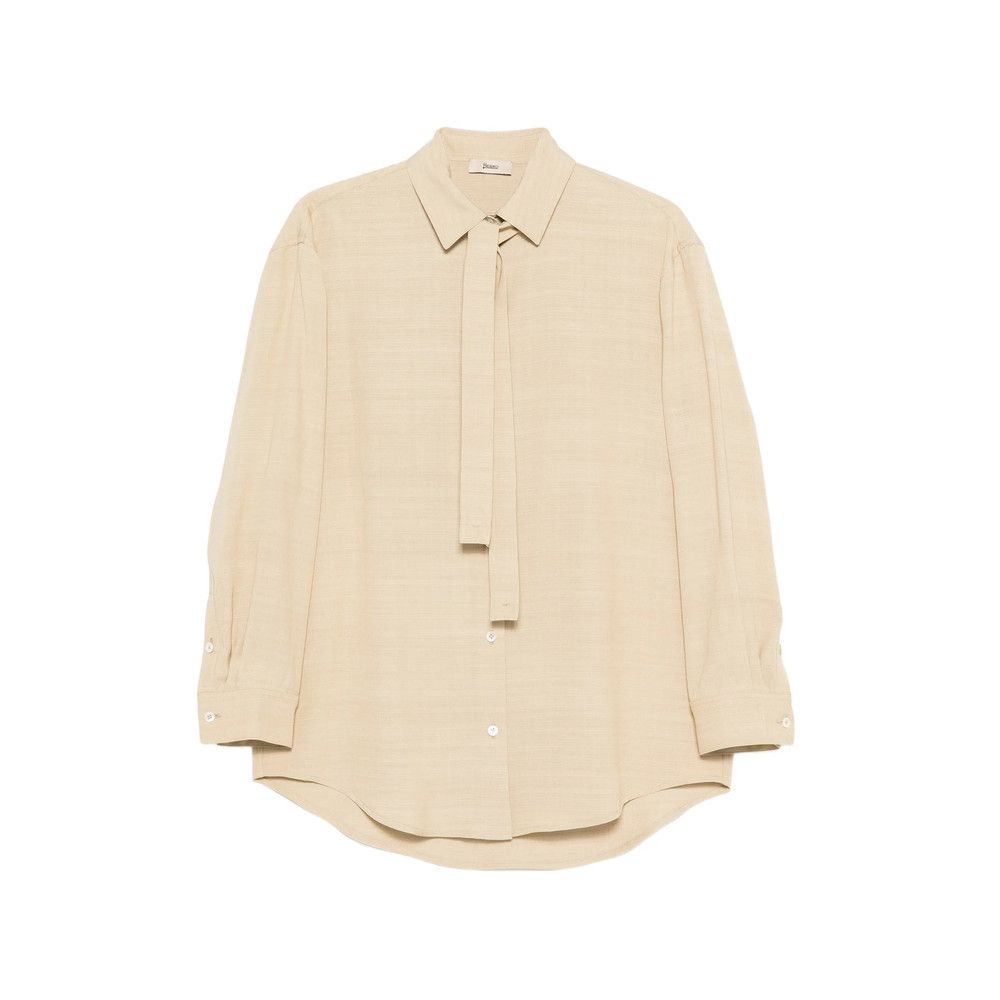 Herno Herno NEUTRALS Tops - Shirts Size S / US 4 / IT 40 - 1 Thumbnail