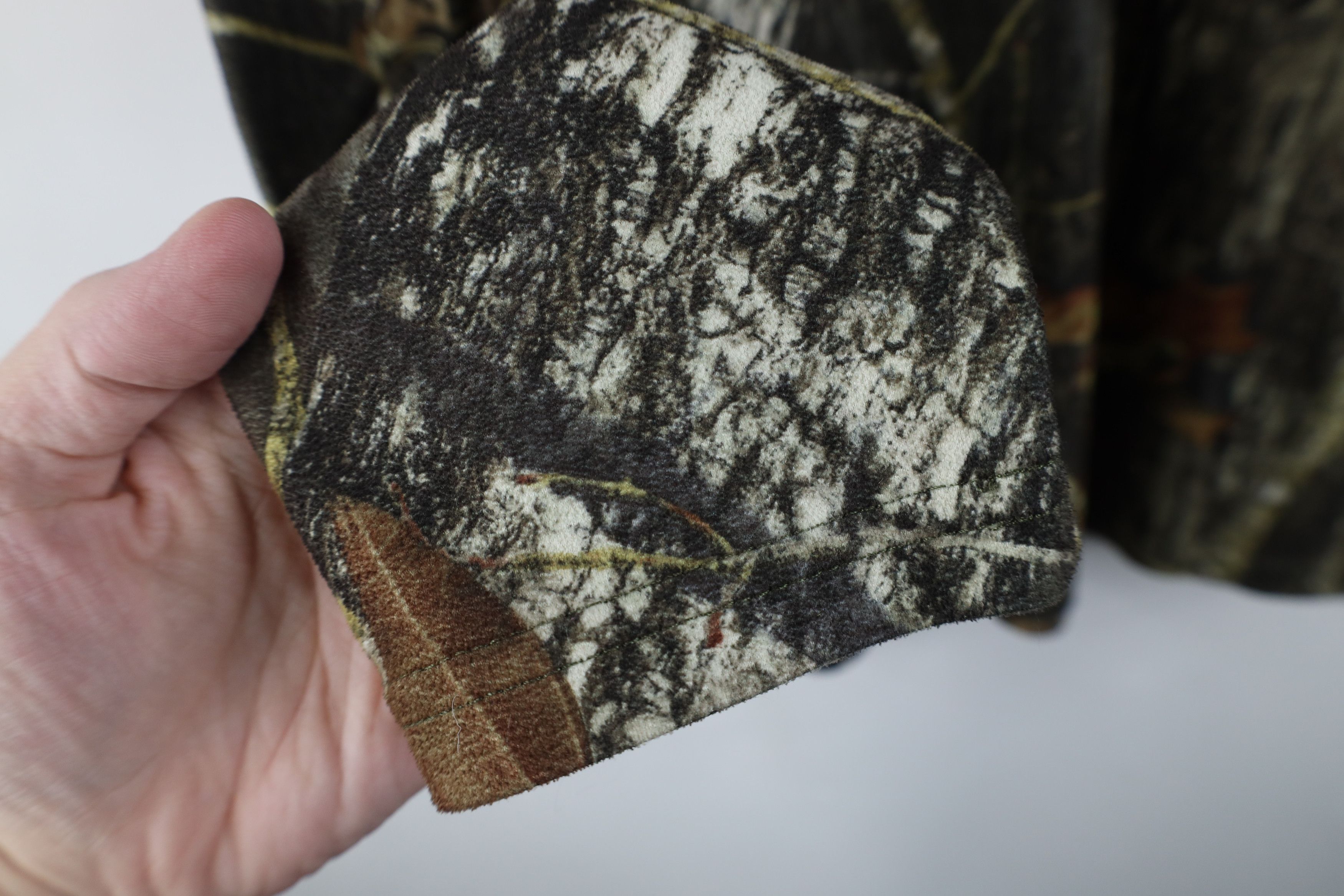 Vintage Vintage Chamois Cloth Mossy Oak Camouflage Half Zip Sweater Size US L / EU 52-54 / 3 - 8 Thumbnail