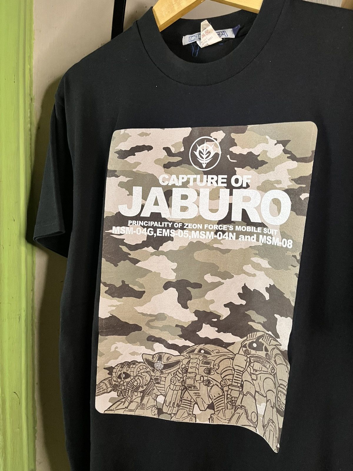 Anime Gundam Zeon Capture Of Jaburo Anime Vintage T-Shirt Size US L / EU 52-54 / 3 - 6 Thumbnail