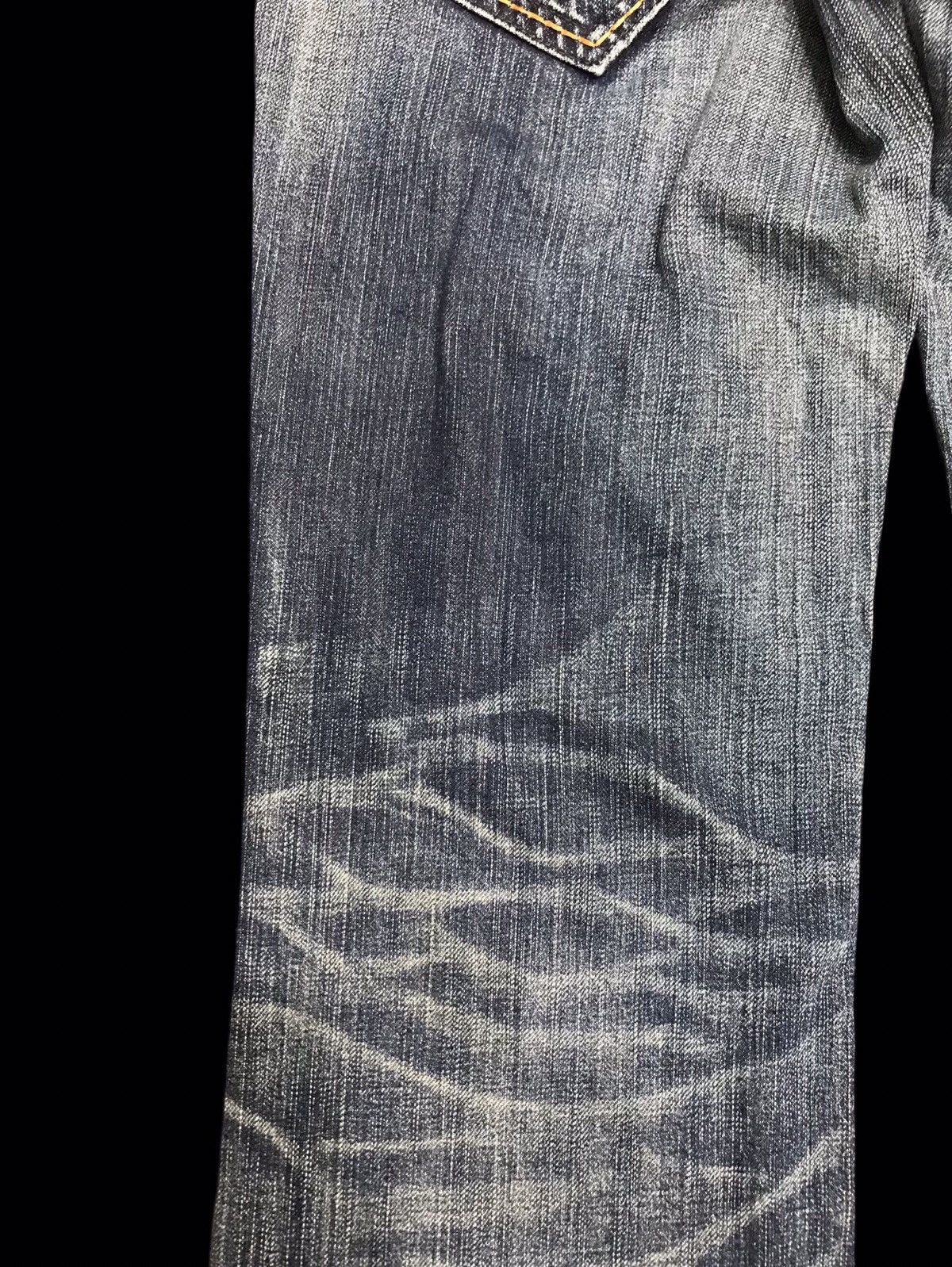 Edwin × Japanese Brand 💥FLARE💥EDWIN BUFFALO HEAD CRSH FLARE DISTRESSED DENIM F329 Size US 30 / EU 46 - 17 Thumbnail
