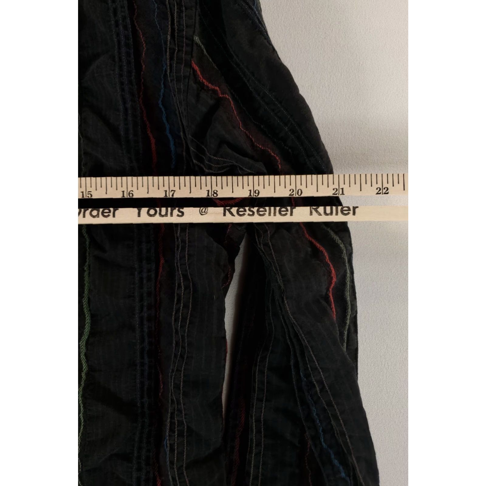 Vintage VINTAGE Jhane Barnes Button Up Shirt Textured Black Long Sleeve Mens L Size US L / EU 52-54 / 3 - 7 Thumbnail
