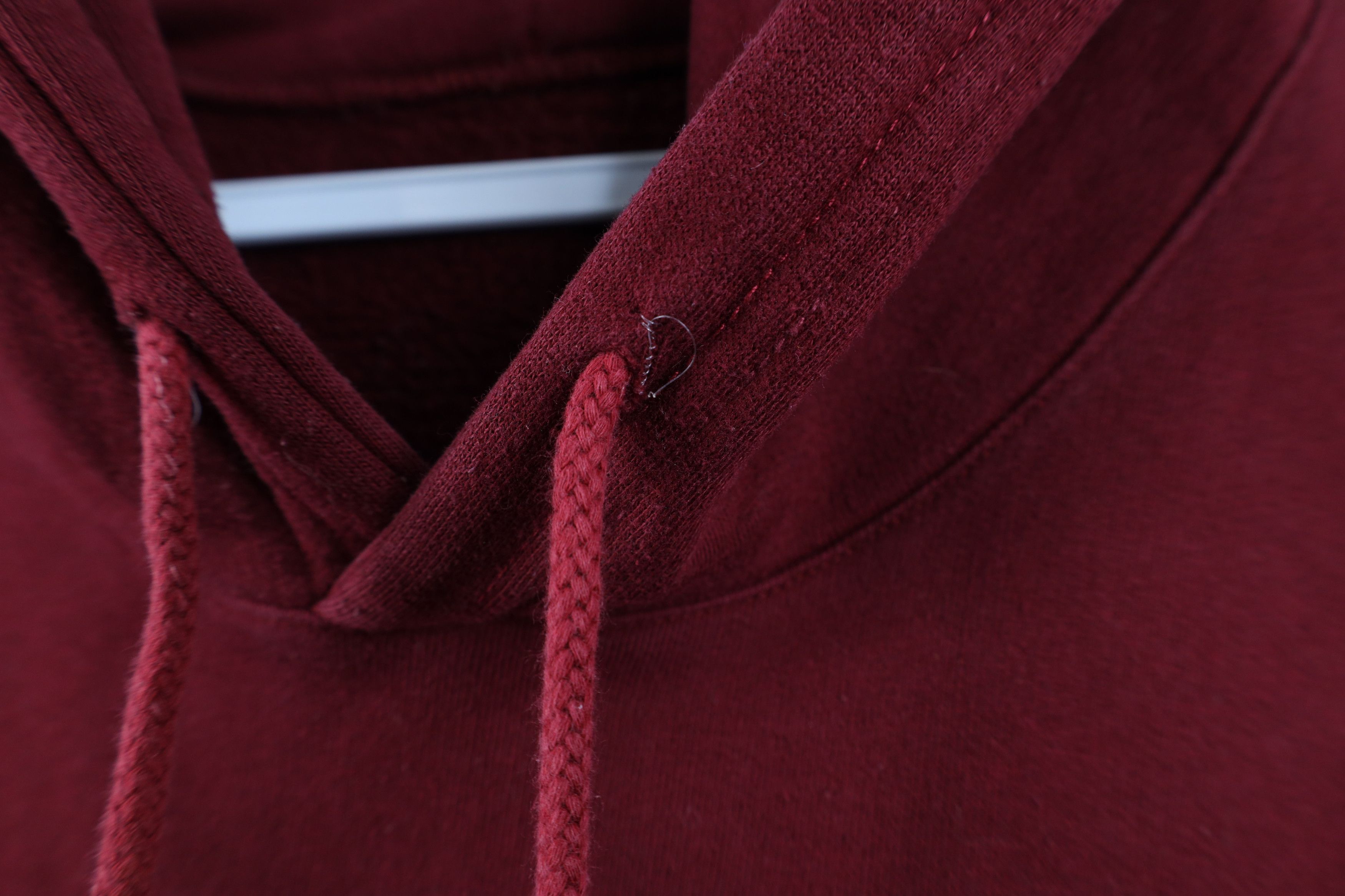 Vintage Vintage 90s Y2K Streetwear Heavyweight Hoodie Sweatshirt Red Size US XL / EU 56 / 4 - 4 Thumbnail