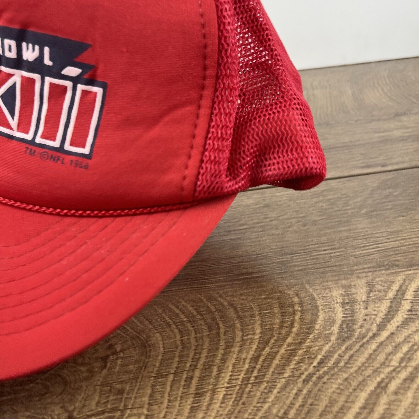 Other VINTAGE Super Bowl XXIII 23 Hat Snapback Red Hat Adjustable Size ONE SIZE - 8 Thumbnail