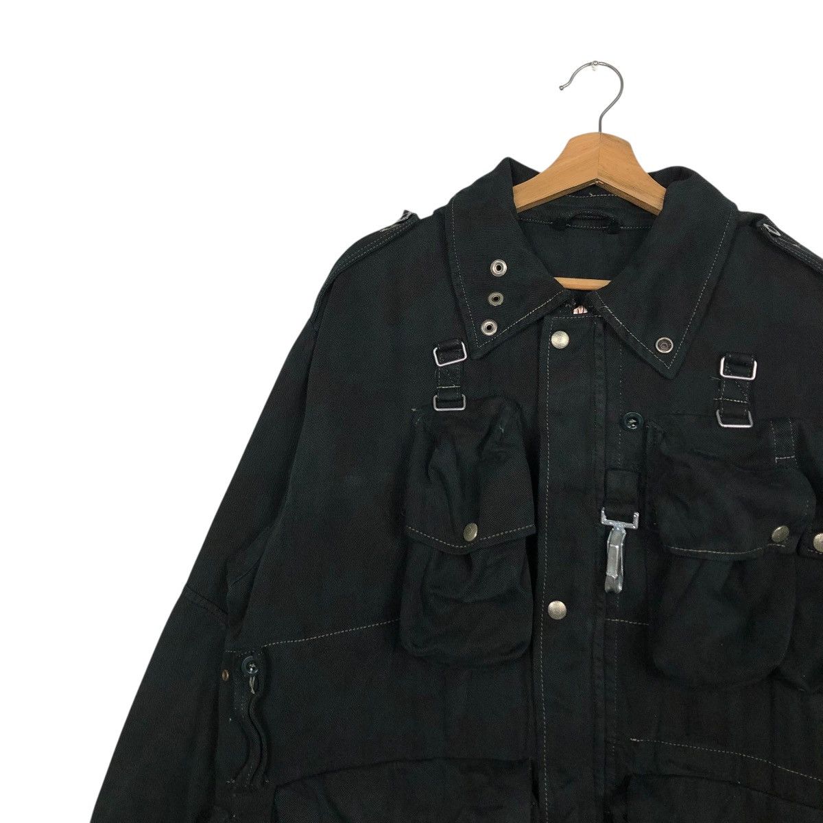 Japanese Brand 🔥VINTAGE BOMBER JACKET BONDAGE UTILITY PARACHUTE ISSEYMIYAKE Size US M / EU 48-50 / 2 - 9 Thumbnail