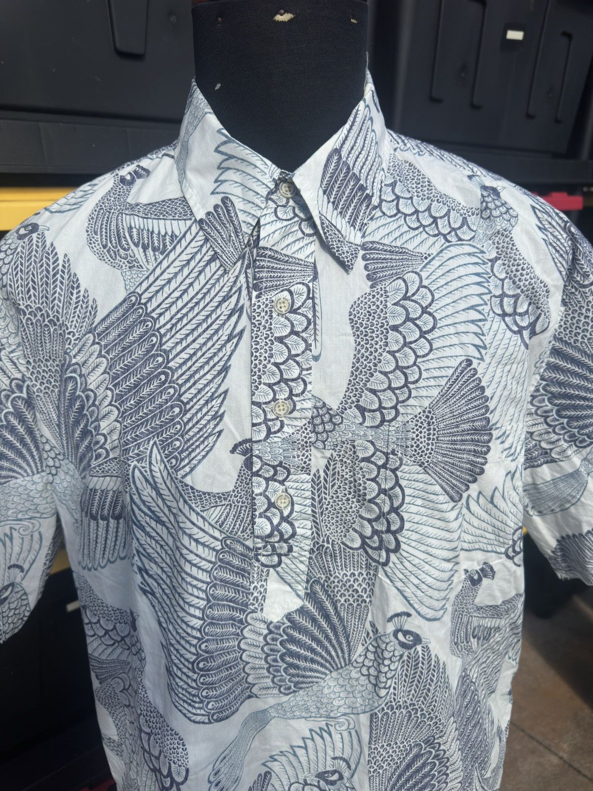 Reyn Spooner PreOwned Reyn Spooner Classic Hawaiian Print White Men's L Size US L / EU 52-54 / 3 - 3 Thumbnail