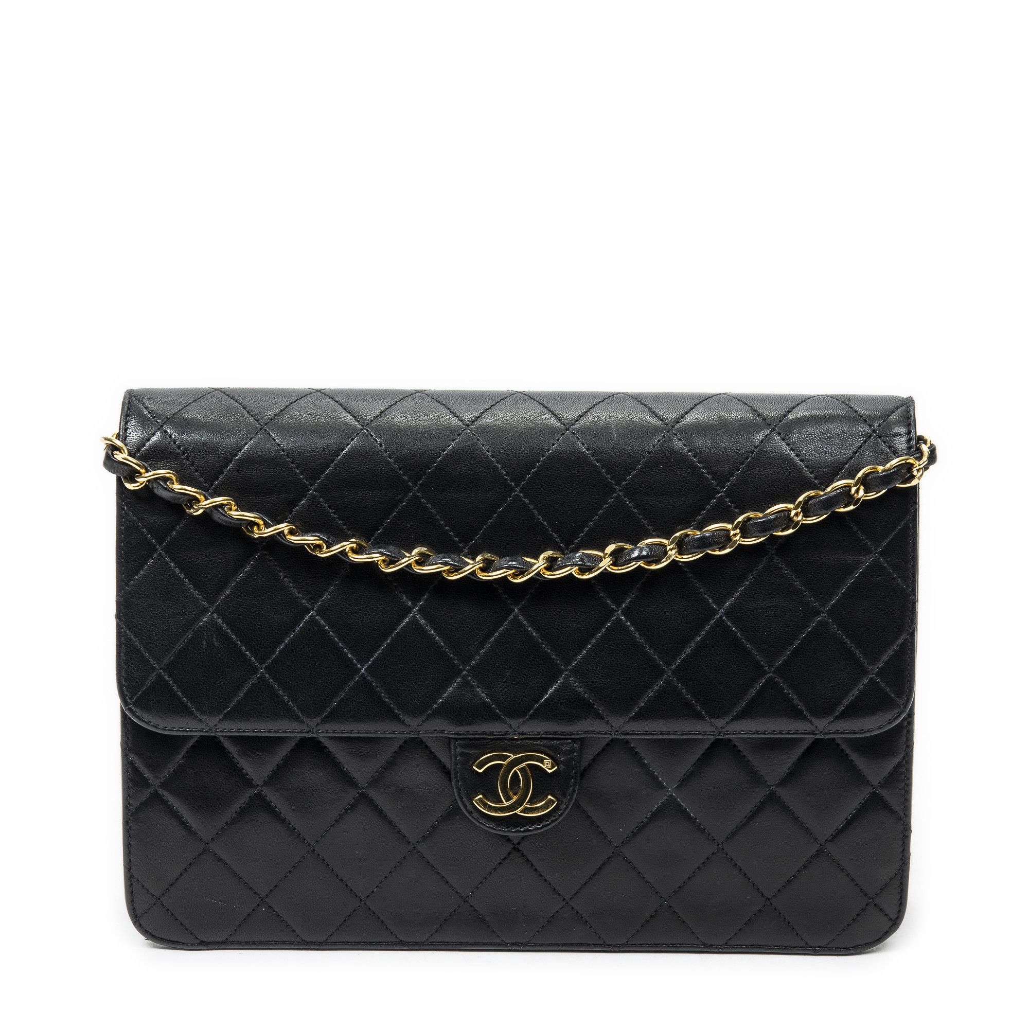 Chanel Vintage Push Lock Straight Flap Size ONE SIZE - 1 Thumbnail
