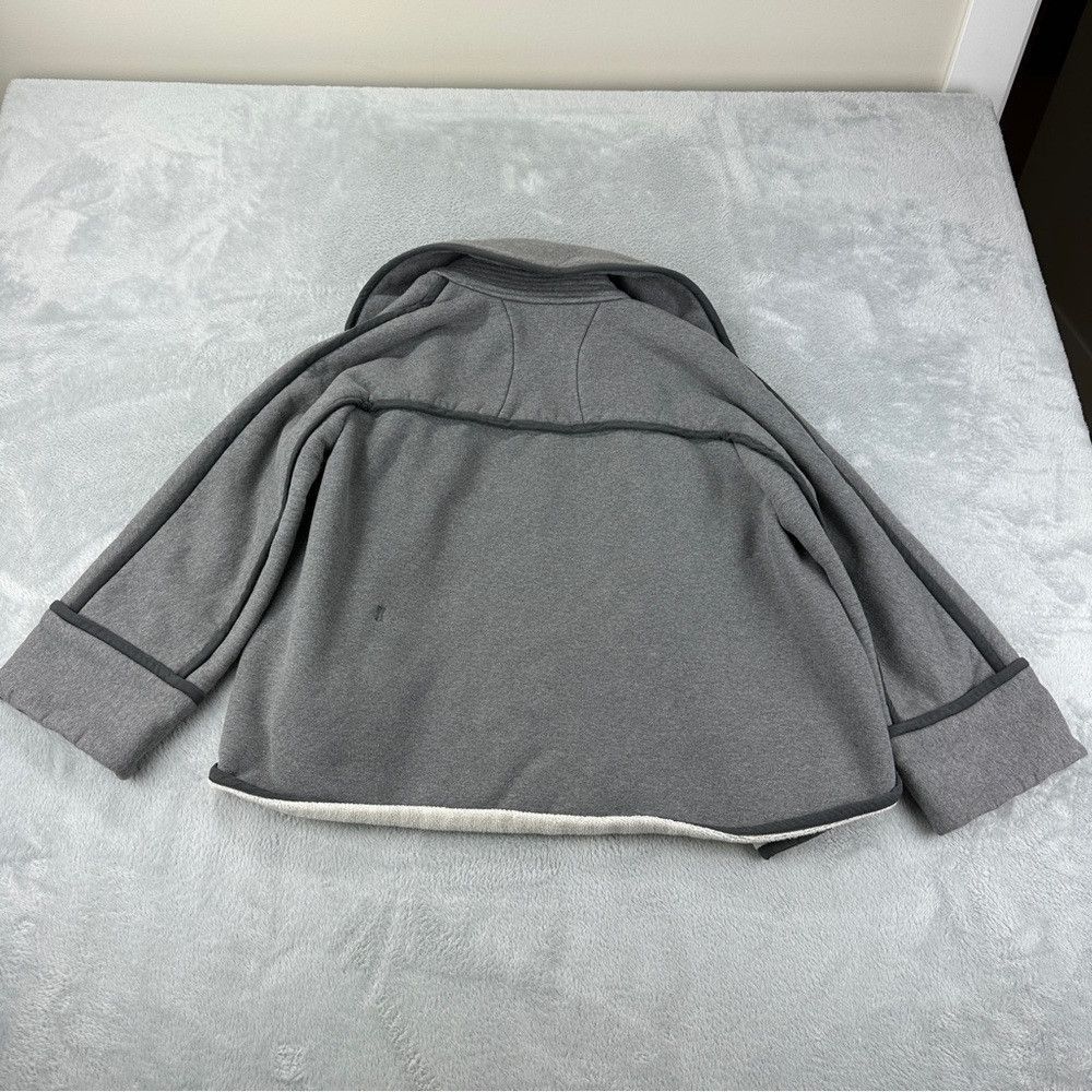 Kit and Ace Kit & Ace Lululemon Gray Black Concordia Wrap Jacket Cotton Size M / US 6-8 / IT 42-44 - 5 Thumbnail