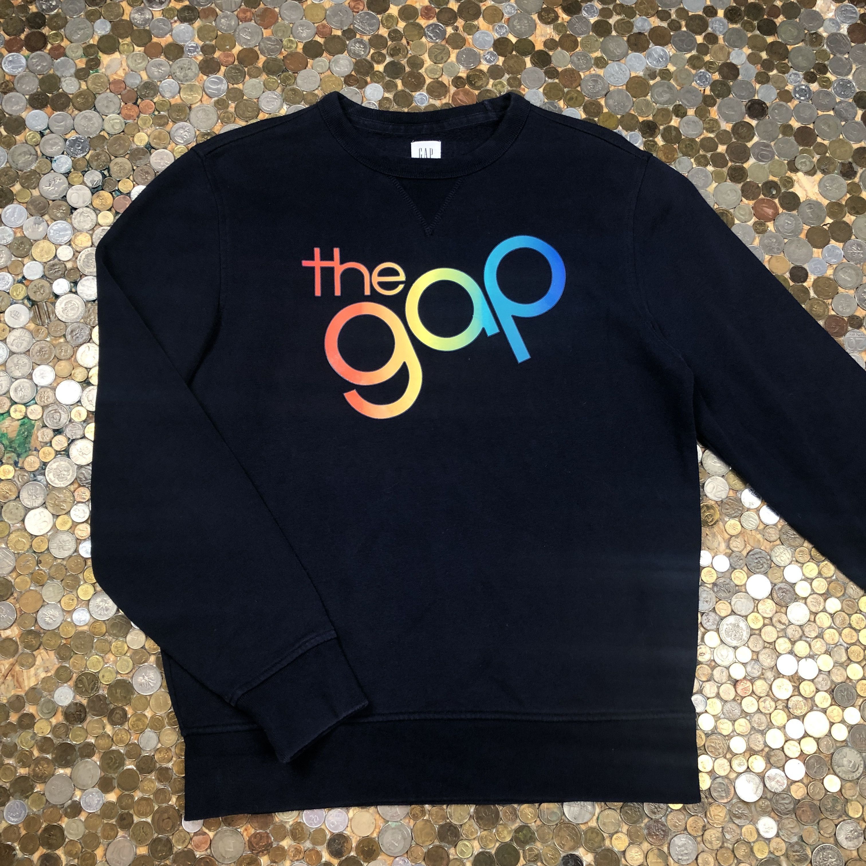 Gap Gap crewneck spellout multicolour sweatshirt Size US S / EU 44-46 / 1 - 1 Thumbnail