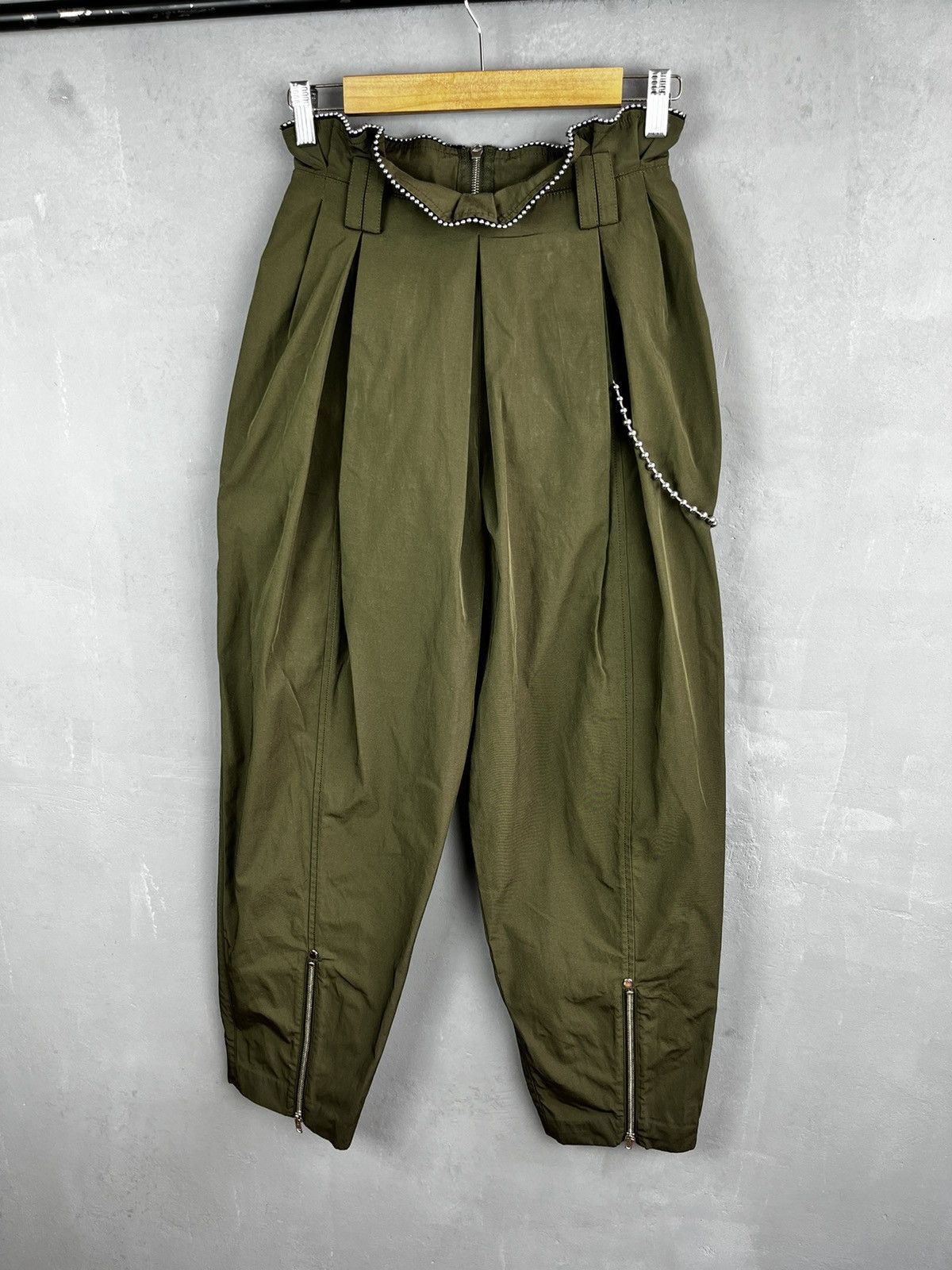 Alexander Wang × Other ALEXANDER WANG High Waisted Army Pants With Ballchain Size 26" / US 2 / IT 38 - 1 Thumbnail