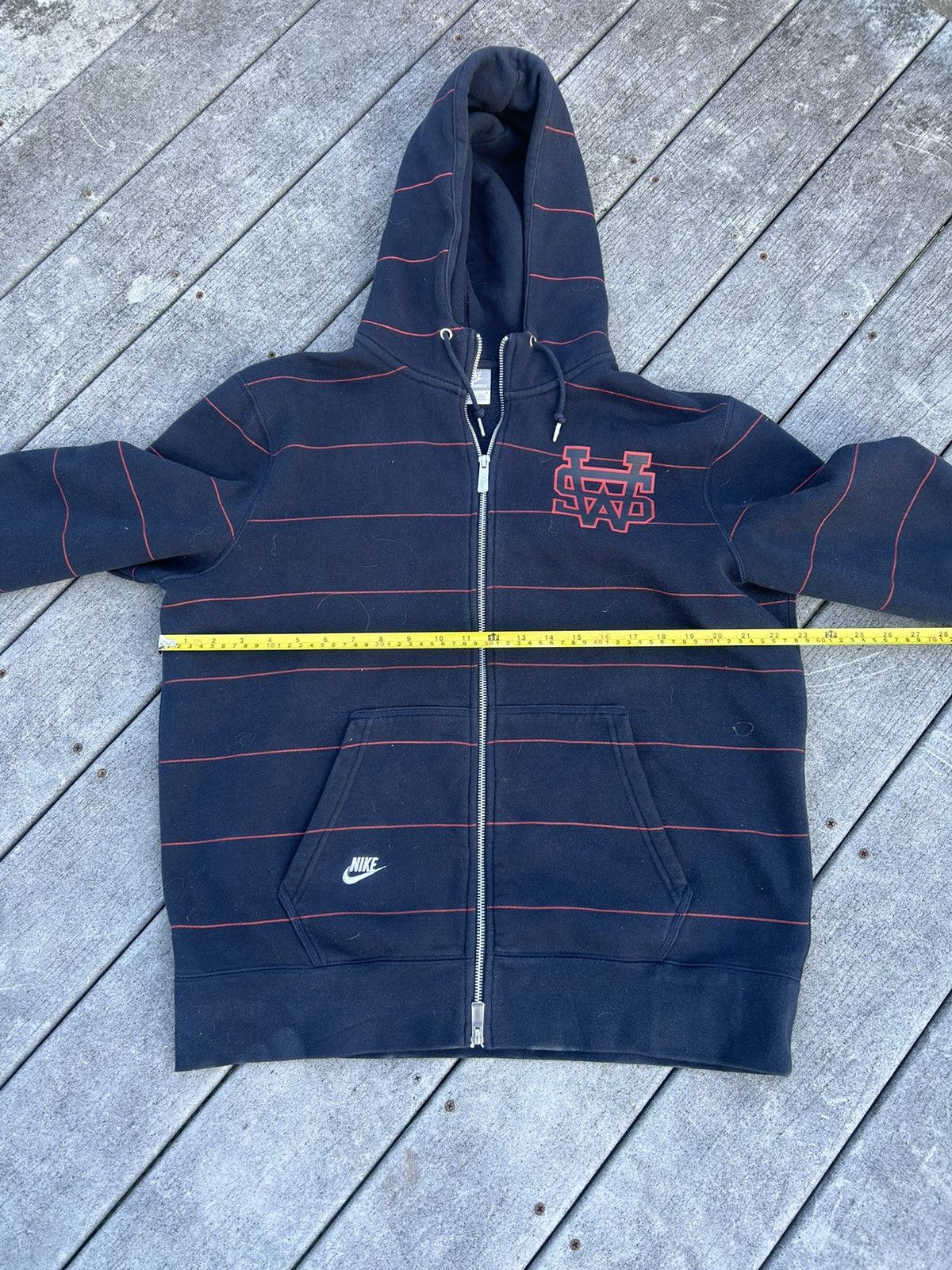 Nike × Vintage Y2K Nike navy sweatshirt Size US L / EU 52-54 / 3 - 4 Thumbnail