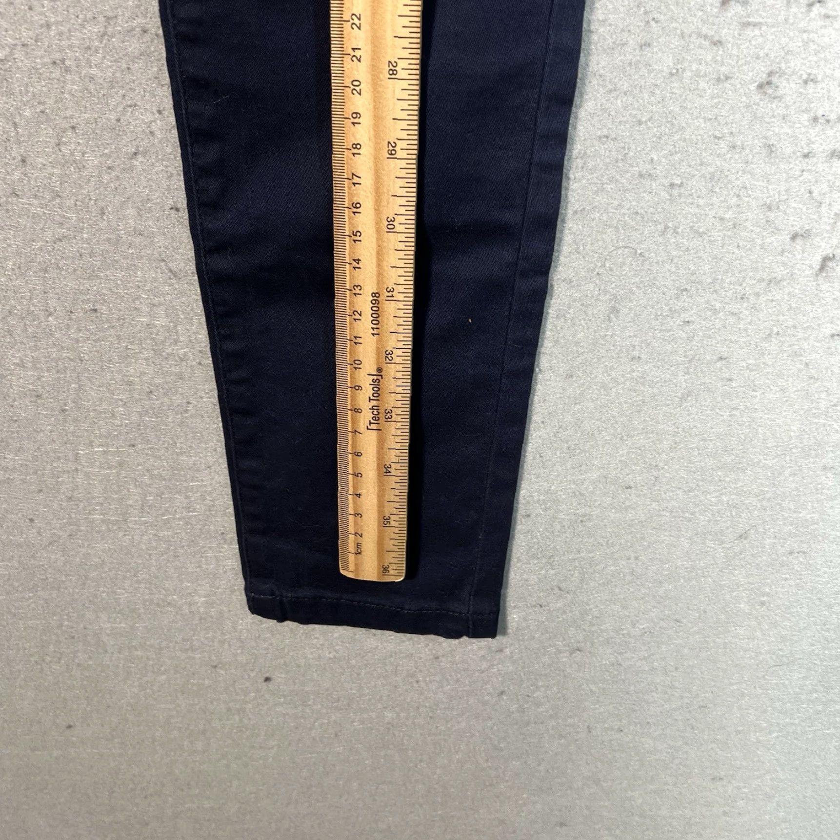 Garage VINTAGE Garage Pants Womens Size 3 Blue Stretch Skinny Jegging Size 26" / US 2 / IT 38 - 4 Thumbnail