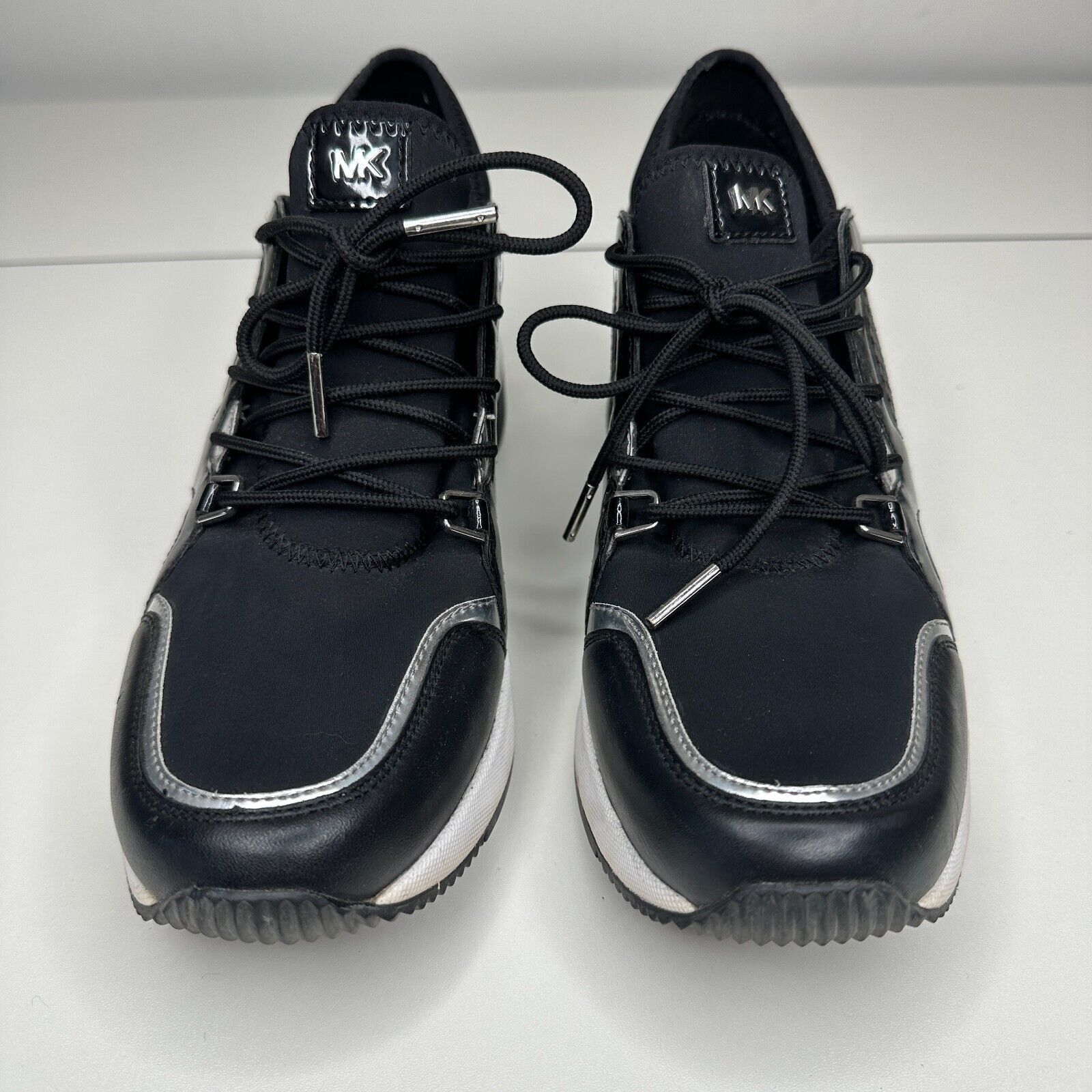 Michael Kors Michael Kors Black Scout Trainer Scuba Leather Sneaker 9 Size US 9 / IT 39 - 6 Thumbnail