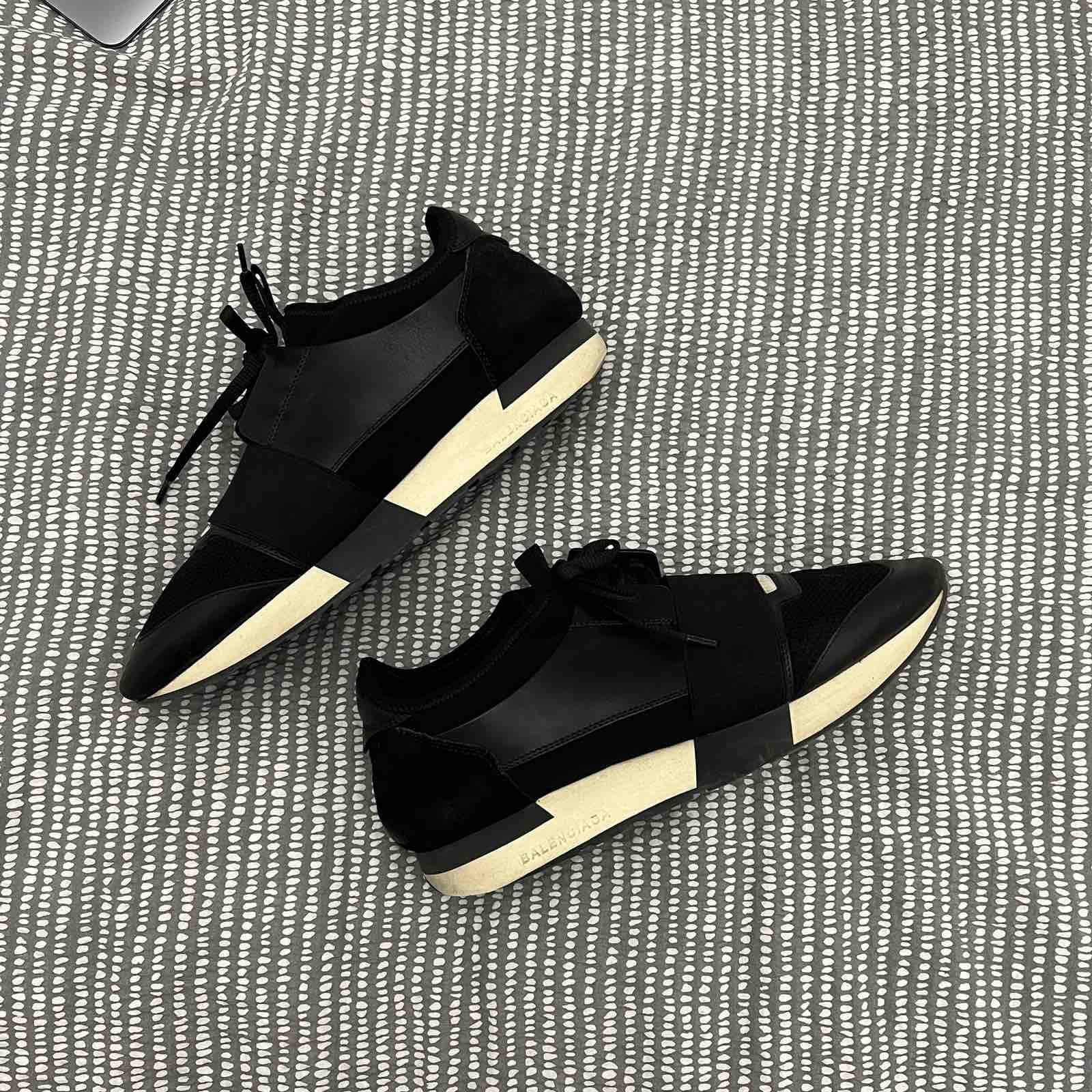 Balenciaga BALENCIAGA RACE RUNNERS BLACK Size US 6.5 / EU 39-40 - 1 Thumbnail