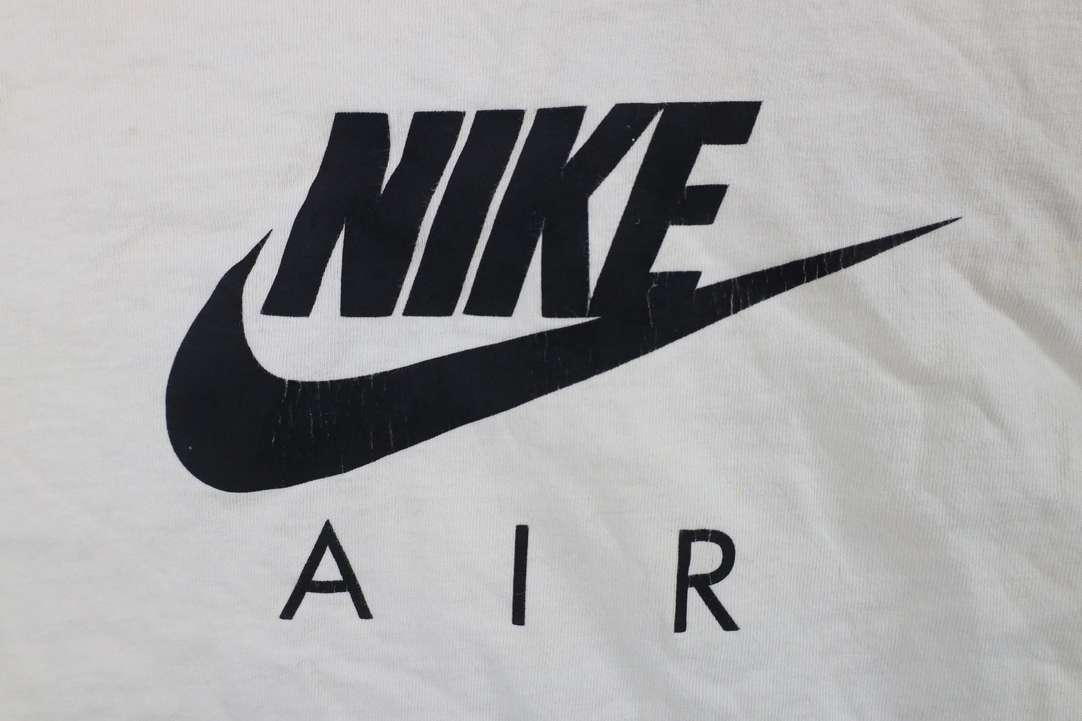 Nike × Vintage Vintage Nike Air Travis Scott Big Swoosh Ringer T-Shirt Size US M / EU 48-50 / 2 - 5 Thumbnail