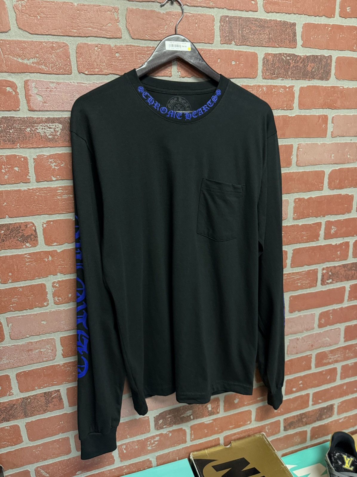 Chrome Hearts Chrome Hearts Web Long Sleeve Tee Size L New 1988 Size US L / EU 52-54 / 3 - 1 Thumbnail