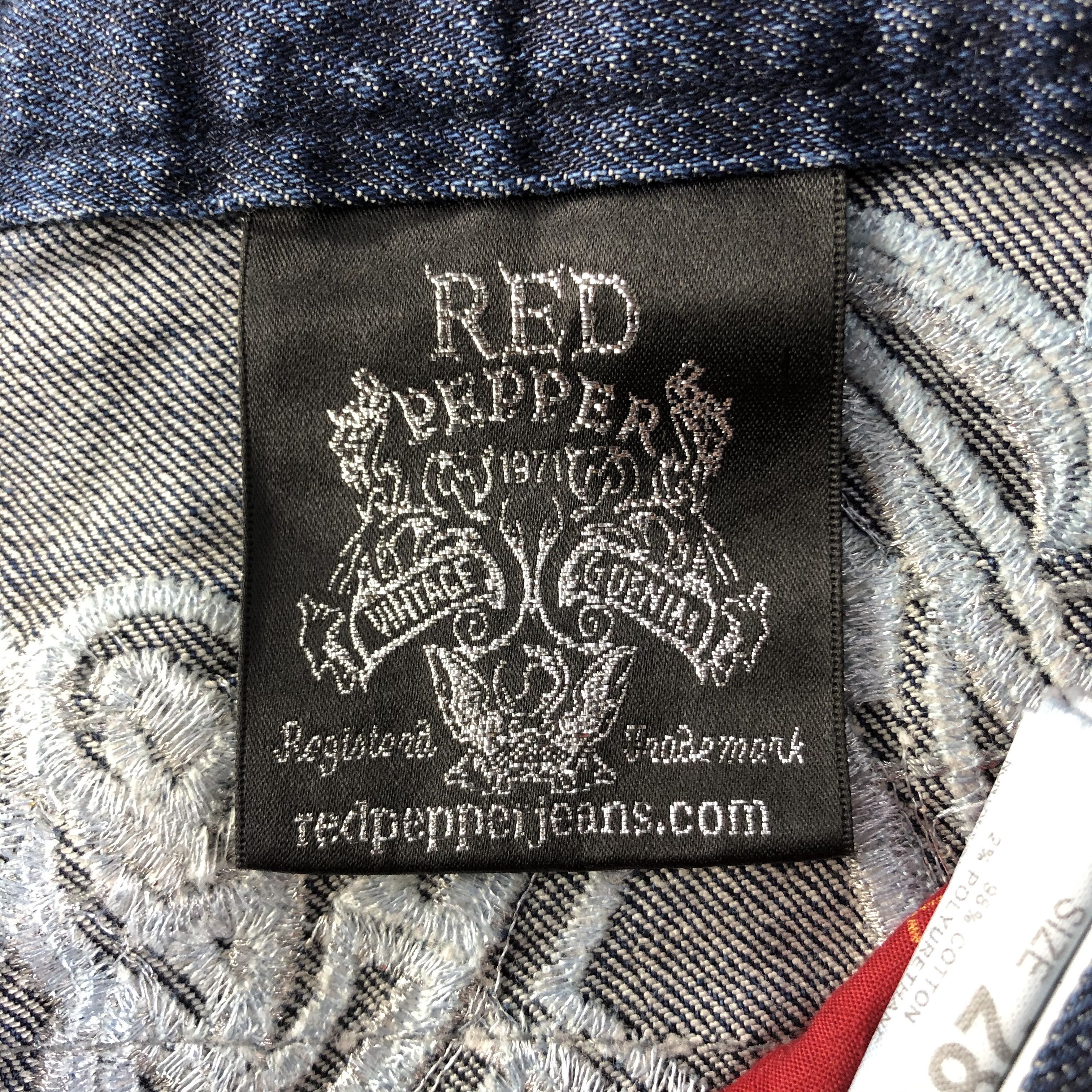 Japanese Brand Japanese Brand Red Pepper Jeans Patchwork Denim Size US 28 / EU 44 - 10 Thumbnail