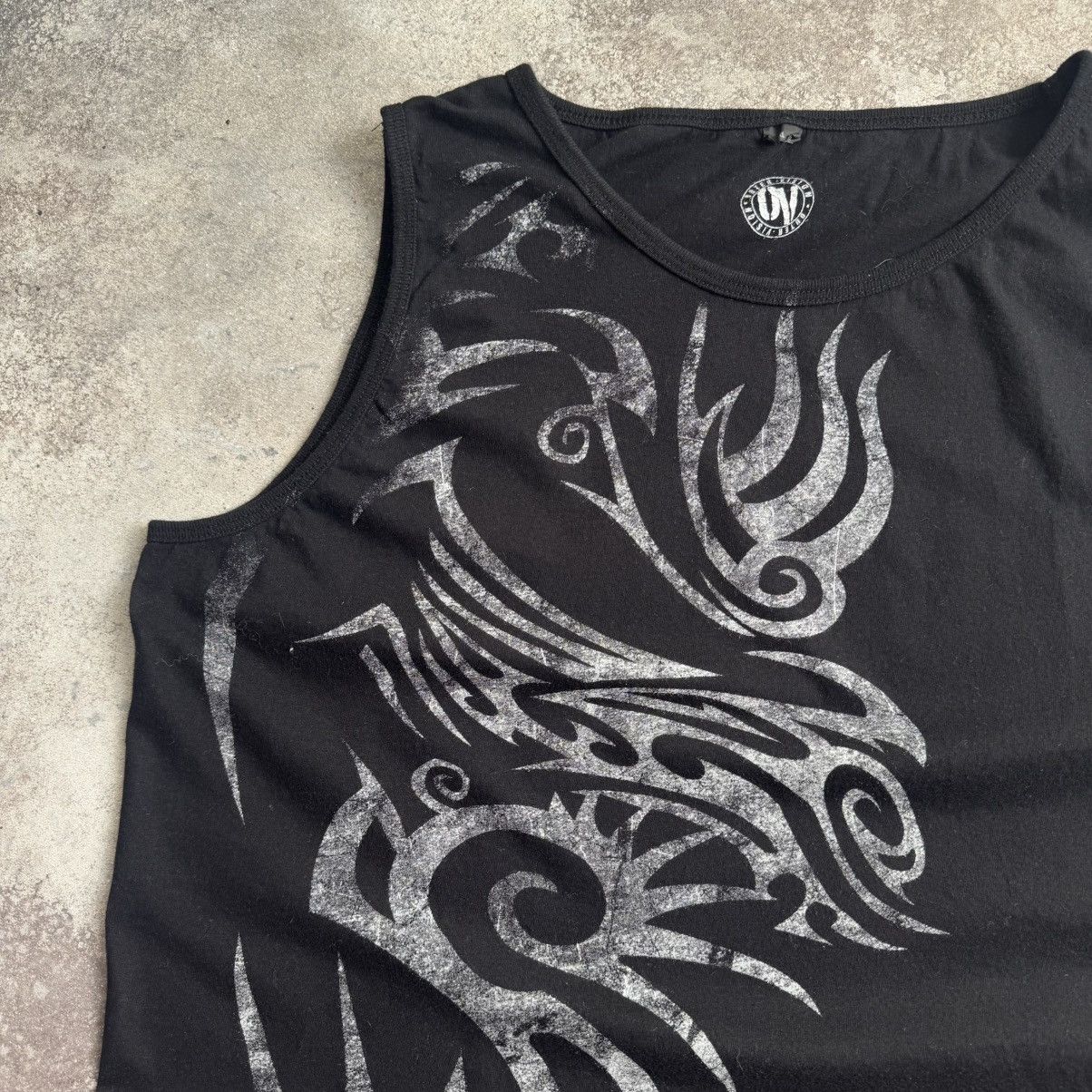 If Six Was Nine Tribal Vintage Y2K Goth Tank Top (Affliction vibe) Size XL / US 12-14 / IT 48-50 - 3 Thumbnail