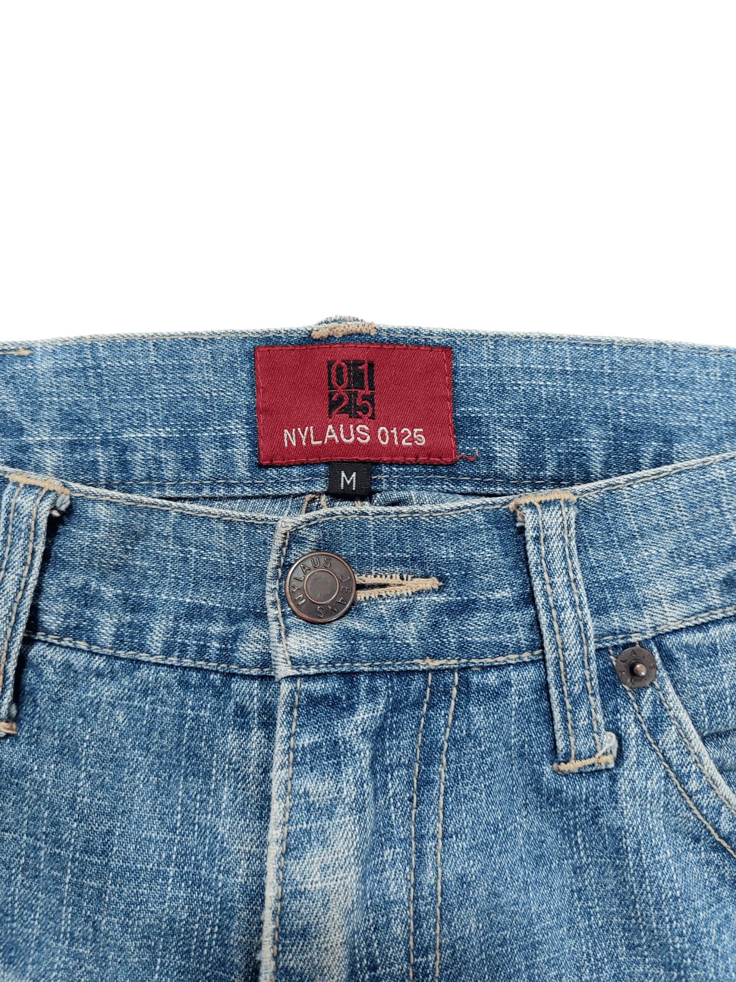 Japanese Brand Nylaus 0125 Patchwork Denim Size US 32 / EU 48 - 5 Thumbnail