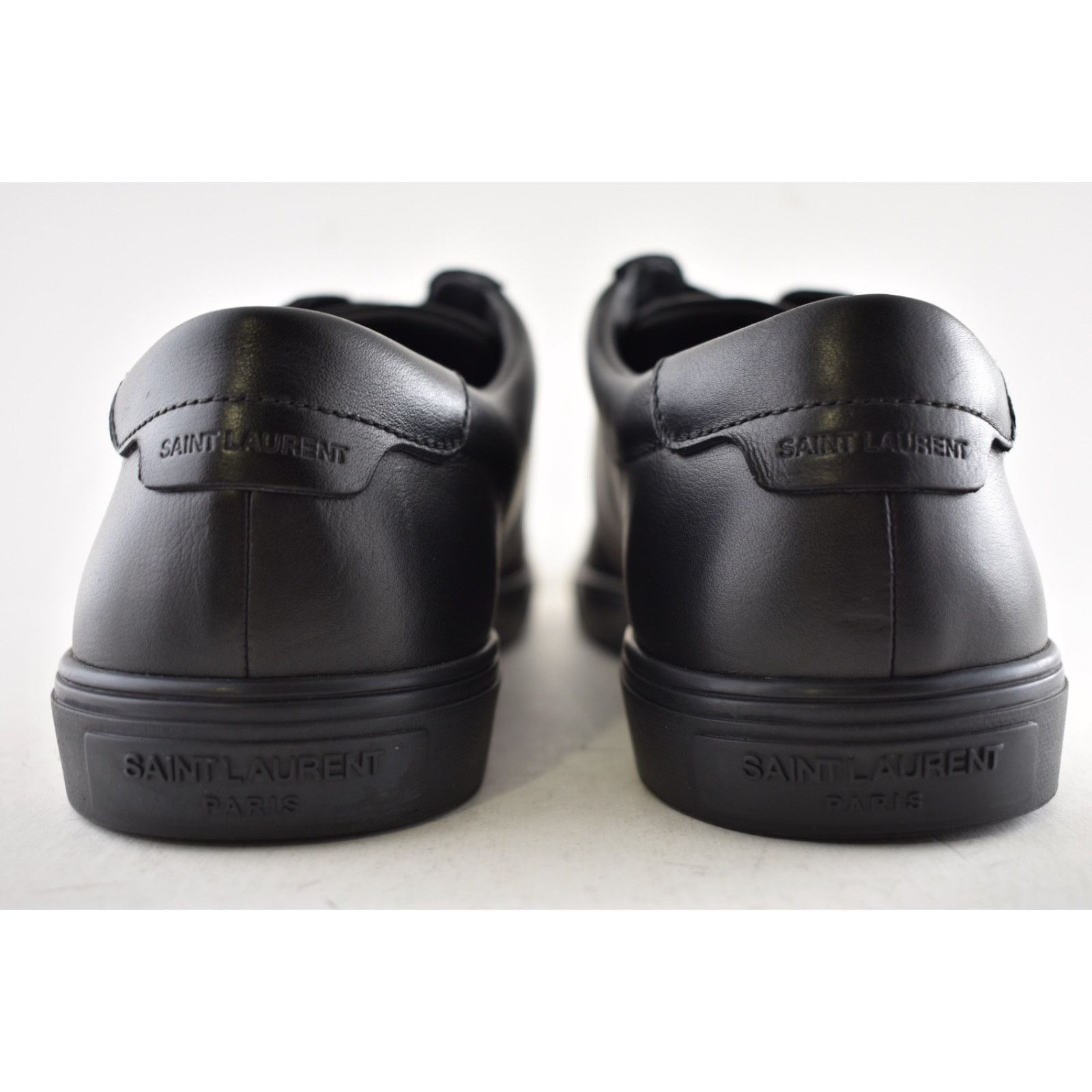 Yves Saint Laurent Saint Laurent Andy Black Leather Low Top Sneaker 44 (US 11) Size US 11 / EU 44 - 13 Thumbnail