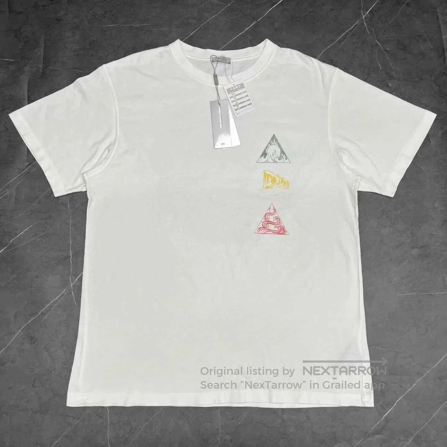 Dior DIOR Space Distressed Print Short Sleeve. Size US XXL / EU 58 / 5 - 1 Thumbnail
