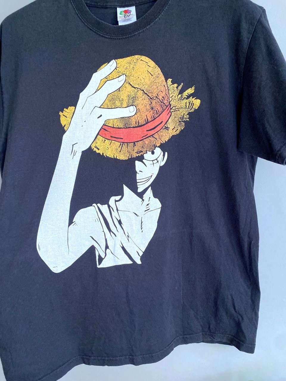 Fruit Of The Loom Vintage 00s Anime T-Shirt One Piece Monkey D Luffy, Size S-M Size US M / EU 48-50 / 2 - 4 Thumbnail