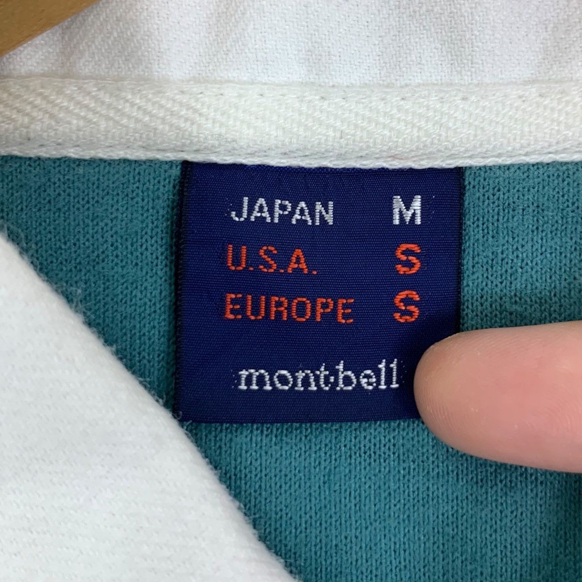 Montbell Vintage MONTBELL JAPAN RUGBY Outdoor Polo Tee Shirt Size US S / EU 44-46 / 1 - 5 Thumbnail