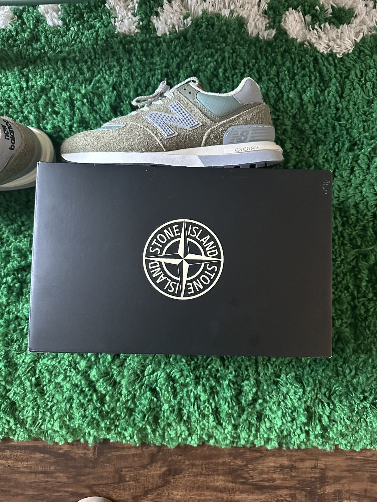 New Balance × Stone Island New Balance 574 Legacy x Stone Island Size US 9.5 / EU 42-43 - 6 Thumbnail