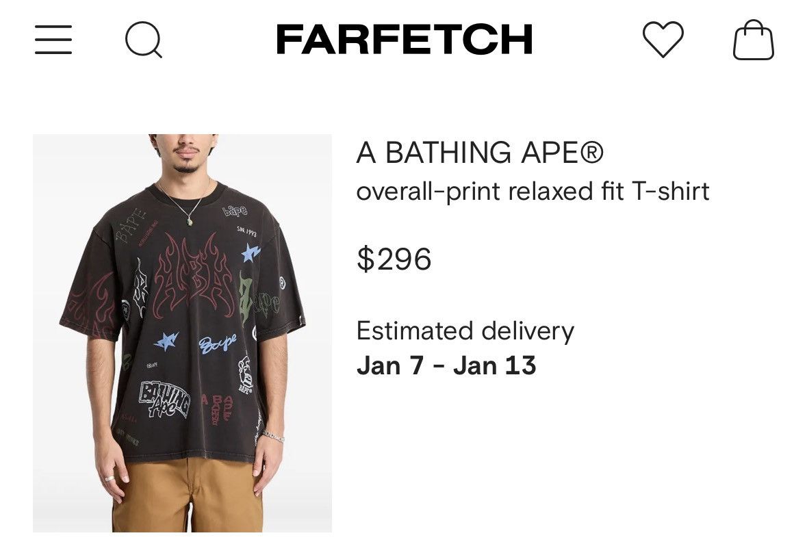 Bape Bape shirt Size US L / EU 52-54 / 3 - 6 Thumbnail