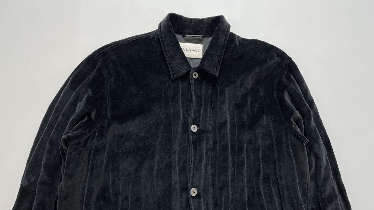 Our Legacy ‘Metal’ Black Velvet Box Jacket Size US M / EU 48-50 / 2 - 2 Thumbnail