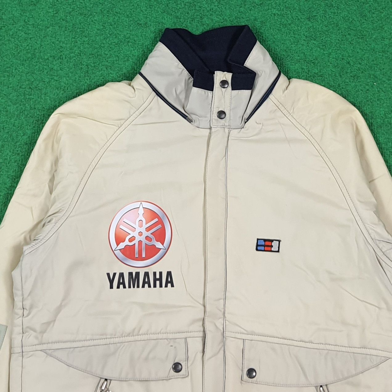 Yamaha Vintage 90s YAMAHA Racing Bomber Jacket Puffer C279N26 Size US M / EU 48-50 / 2 - 2 Thumbnail