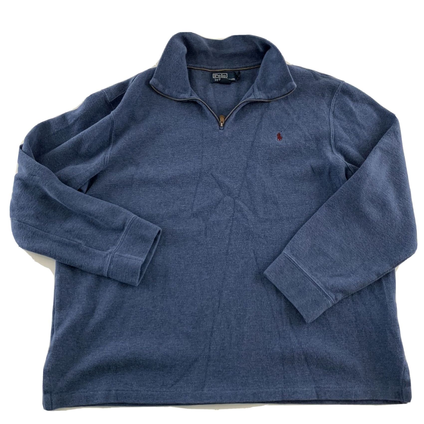 Polo Ralph Lauren Polo Ralph Lauren Long Sleeve 1/4 Zip Pullover Sweater Men's 2XL Blue Size US XXL / EU 58 / 5 - 2 Thumbnail