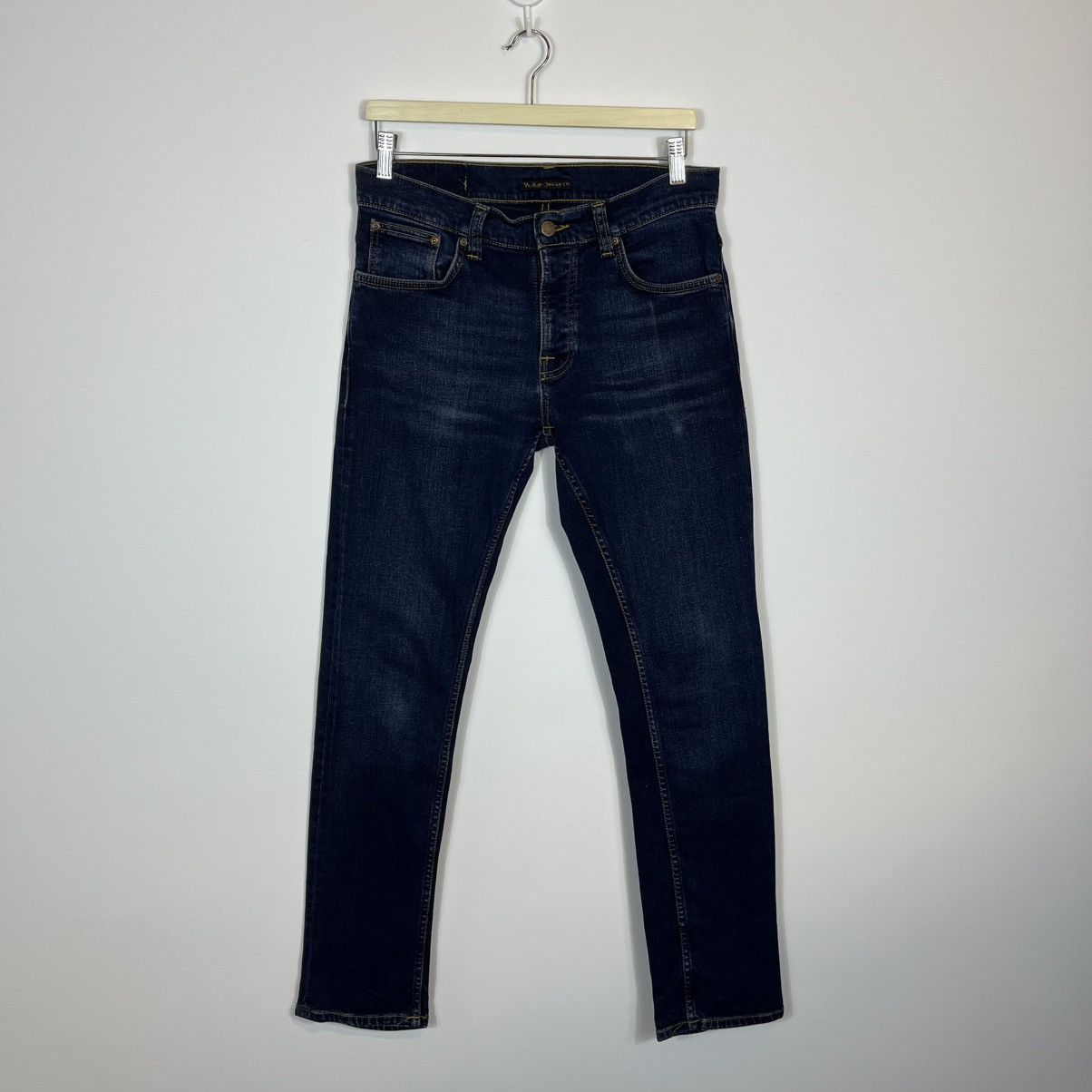Nudie Jeans Nudie Jeans Co. Grim Tim New Ink Denim Blue Jeans Streetwear Size US 31 - 1 Thumbnail