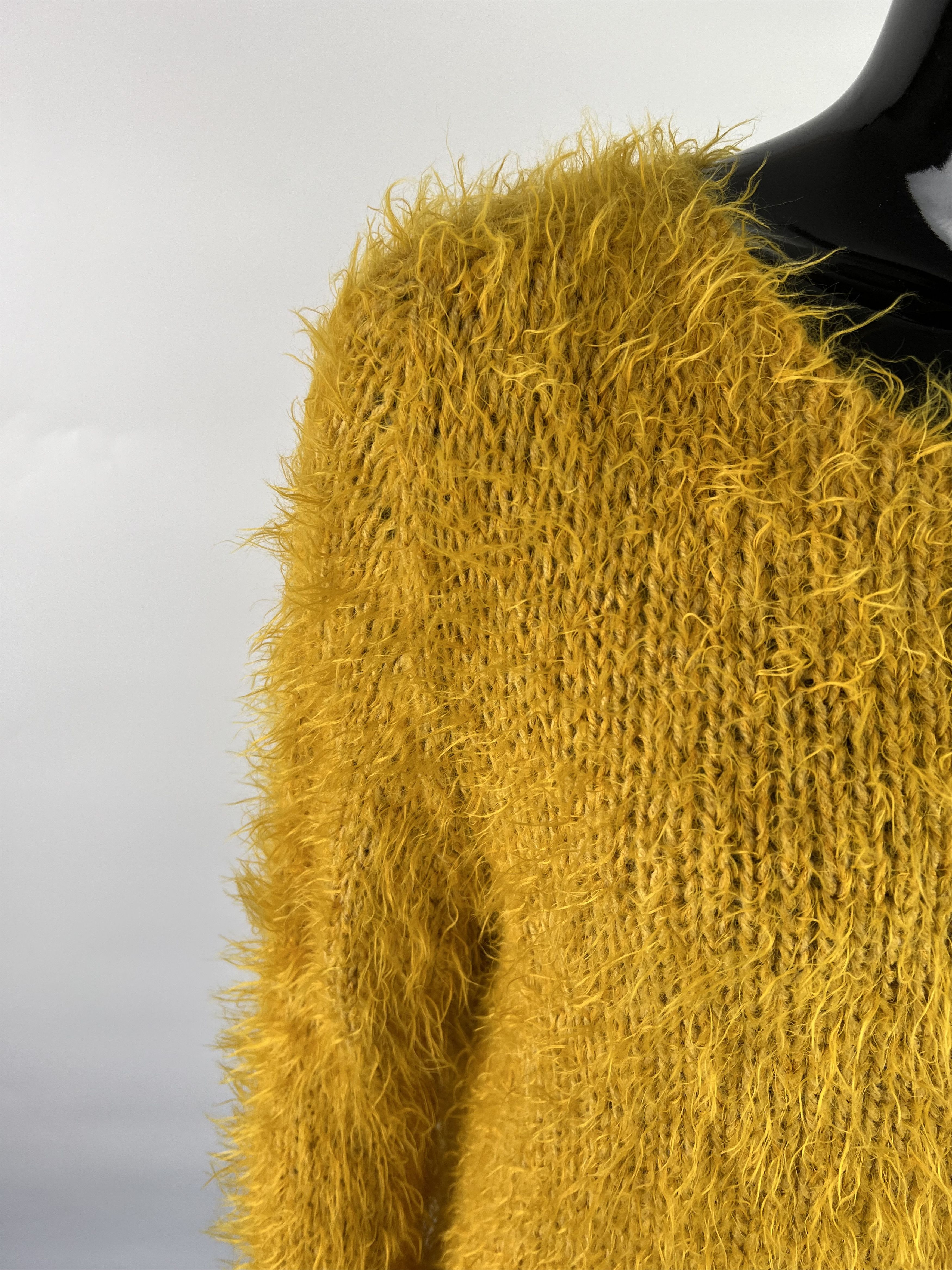 Homespun Knitwear × Sandro Sandro Ferrone Women's Yellow Sweater Size L Size L / US 10 / IT 46 - 8 Thumbnail