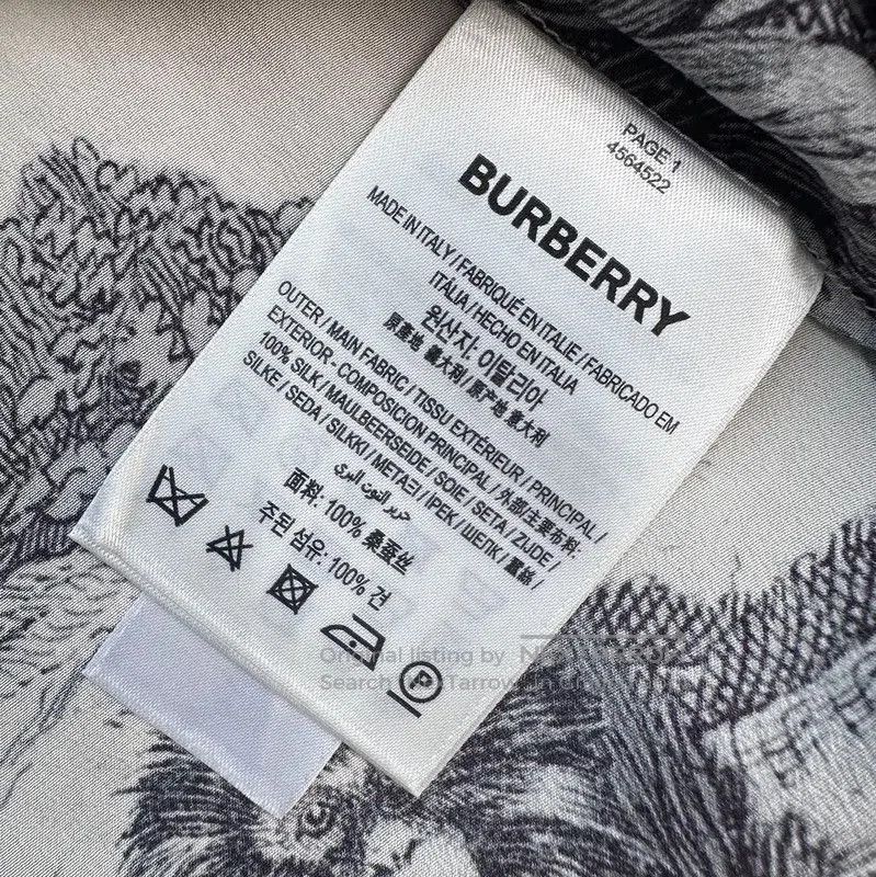 Burberry Burberry Black Women's Graphic Shirt. Size M / US 6-8 / IT 42-44 - 7 Thumbnail