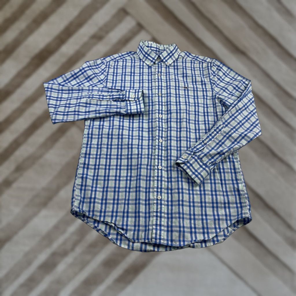 Vineyard Vines Vineyard Vines Men’s Whale Button Down Shirt Plaid Size Medium Size US M / EU 48-50 / 2 - 1 Thumbnail