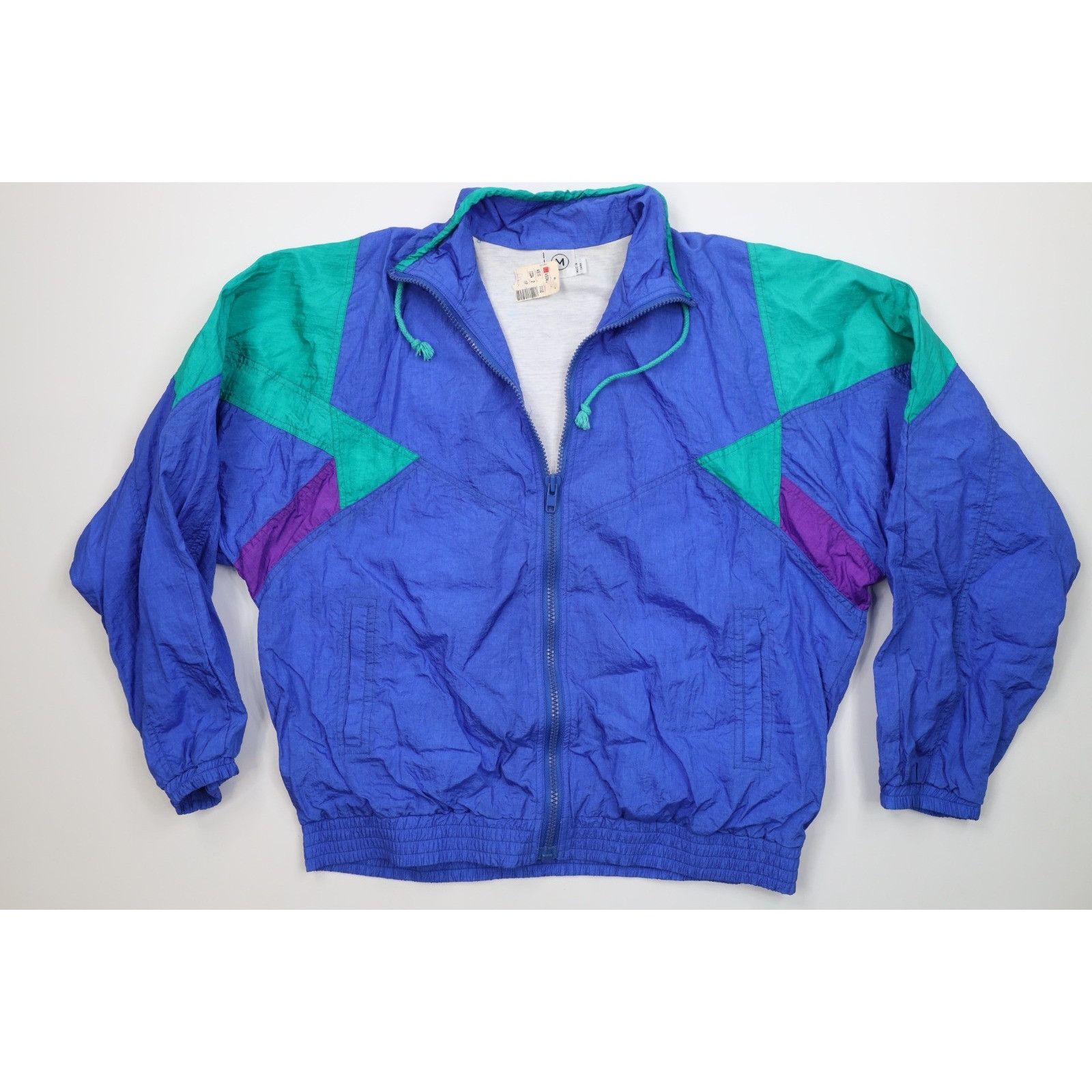 Vintage New Vintage 90s Streetwear 2 Piece Windbreaker Track Suit Size M / US 6-8 / IT 42-44 - 2 Thumbnail