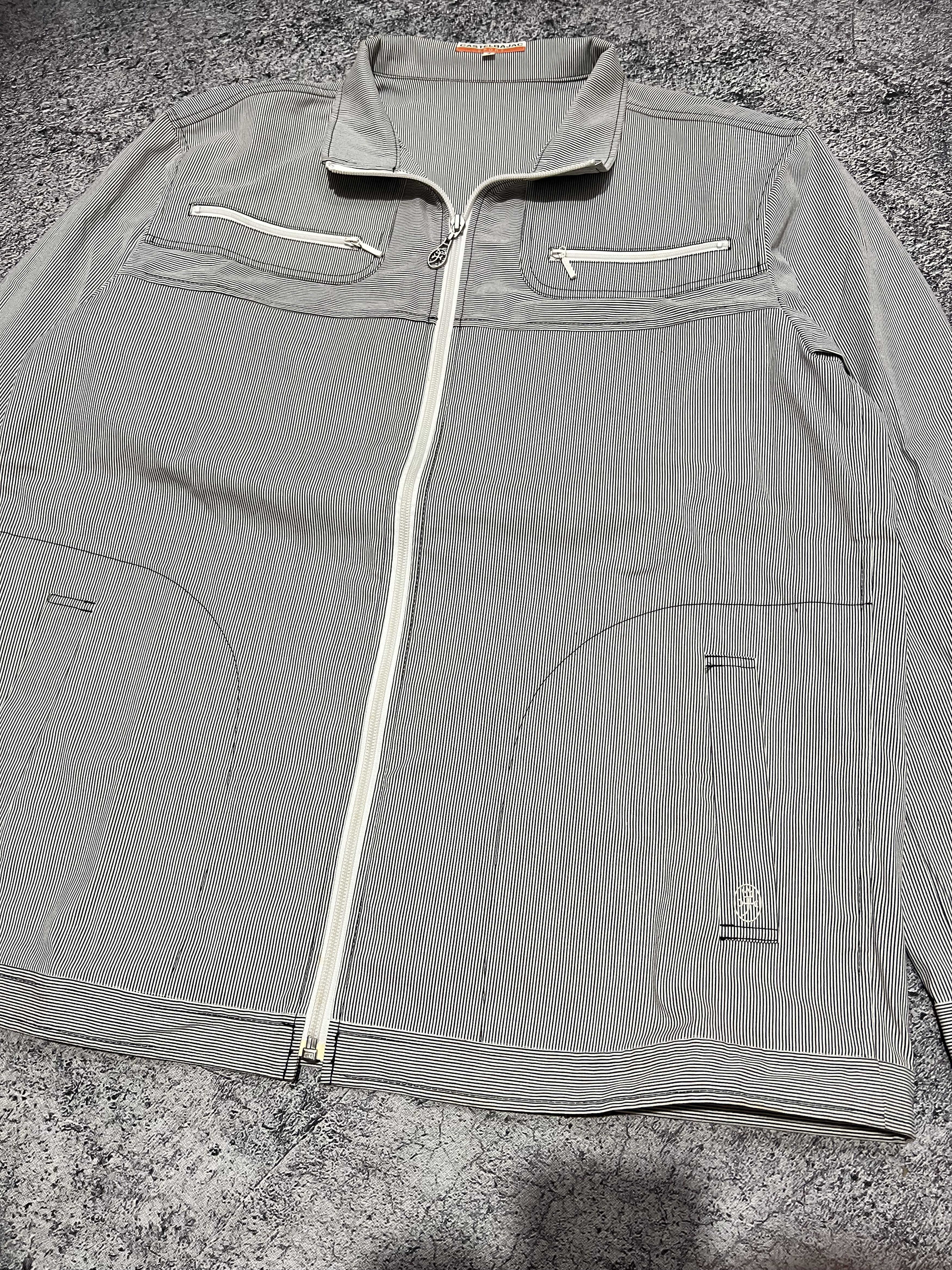 Japanese Brand 2000s Castelbajac Hickory Stripe Work Jacket y2k Size US L / EU 52-54 / 3 - 3 Thumbnail